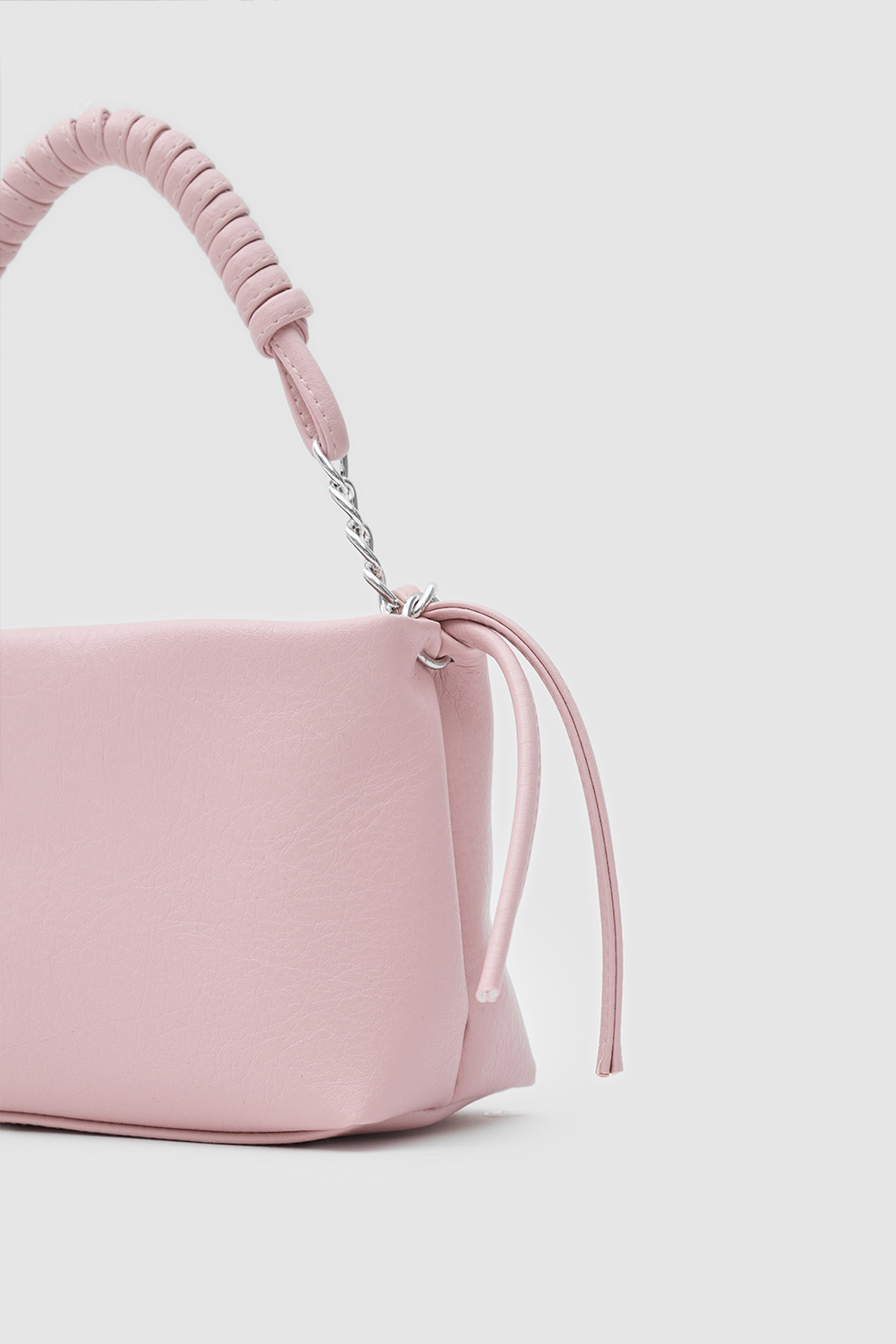 Burgu Saplı Çanta PEMBE