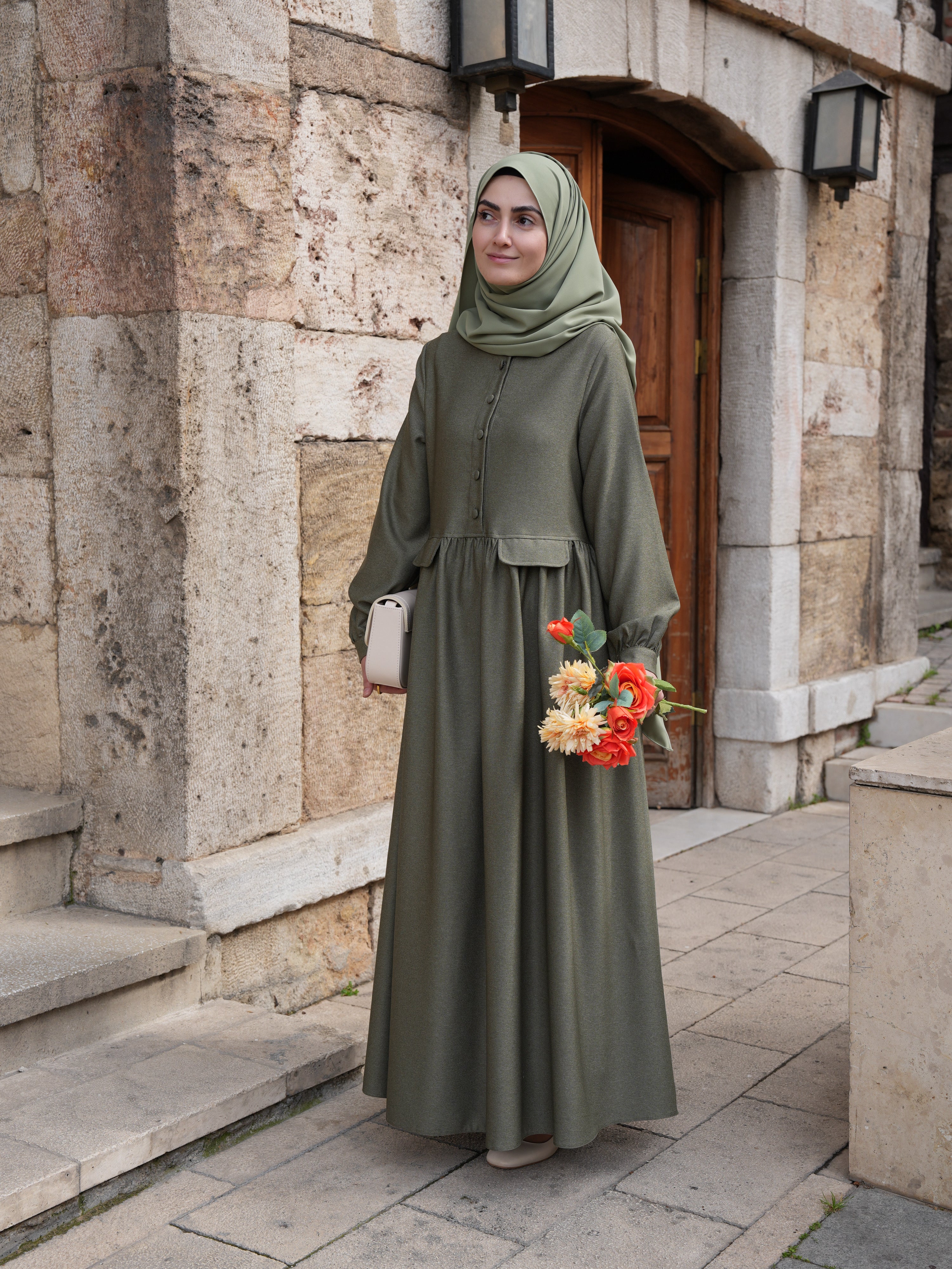 Verda Elbise YEŞİL