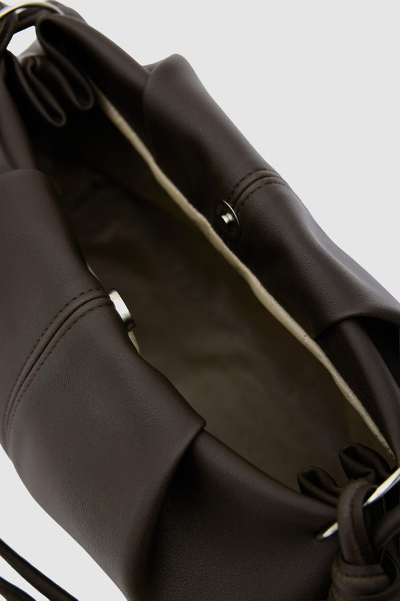 Yan Fitilli Çanta ACI KAHVE