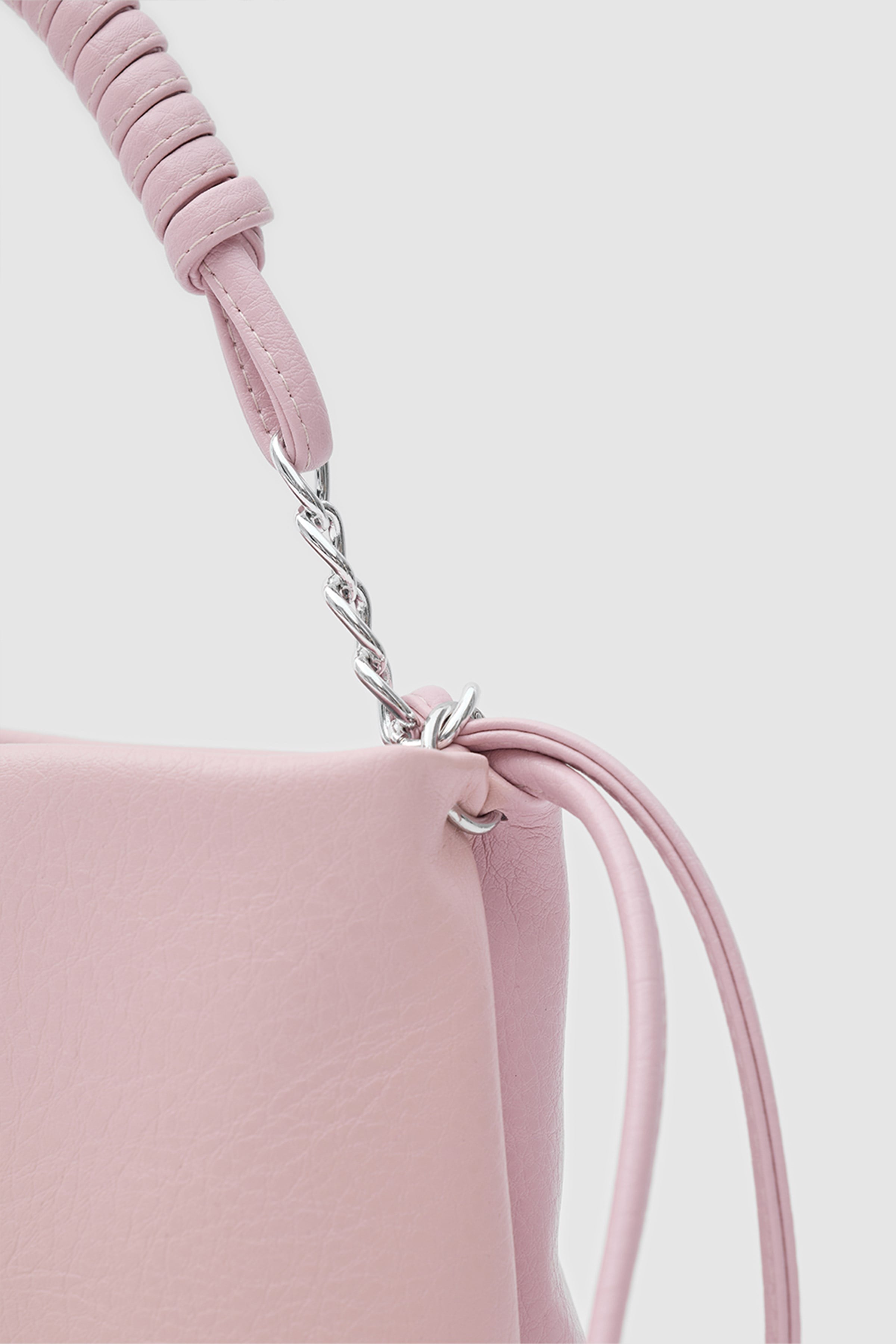 Burgu Saplı Çanta PEMBE