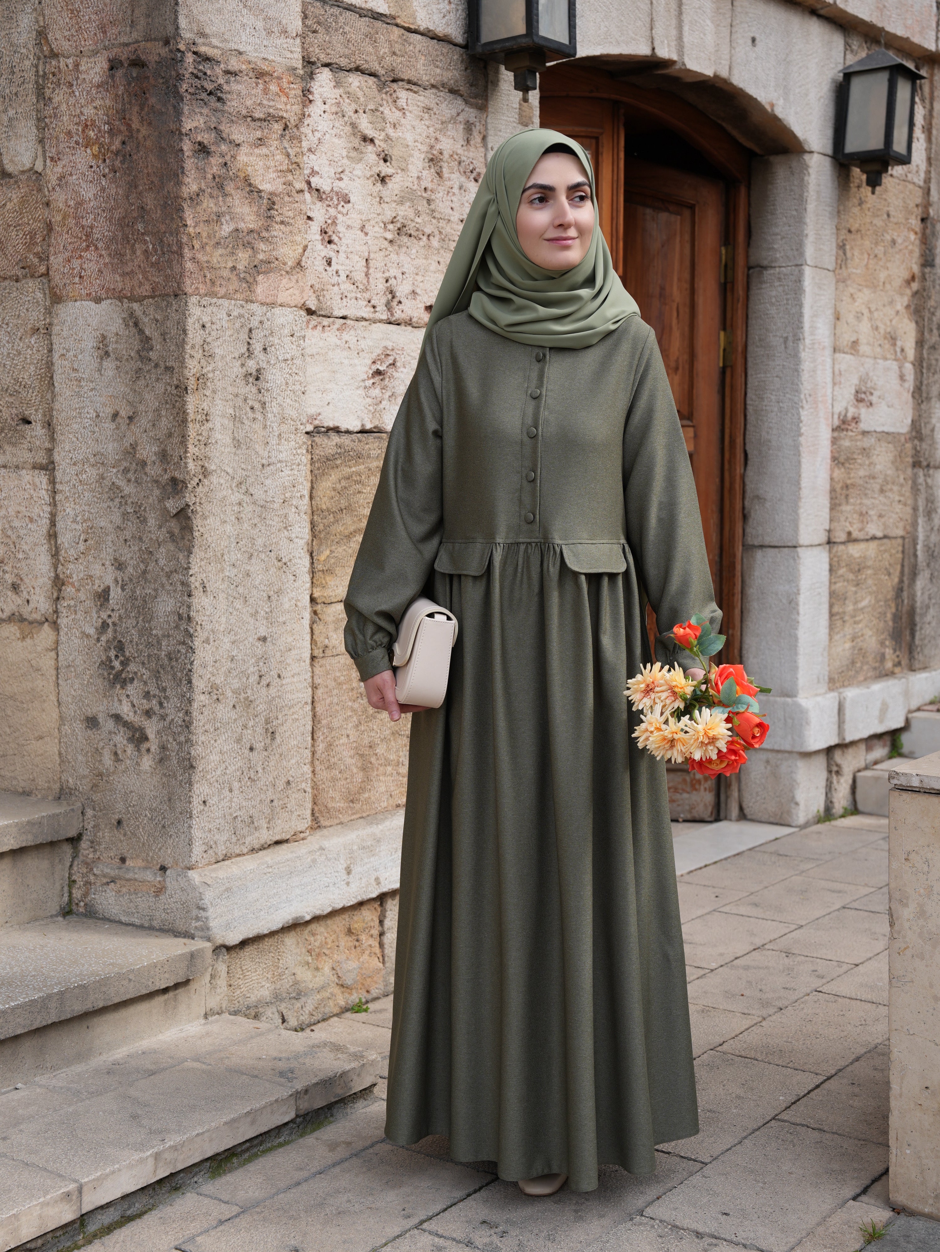 Verda Elbise YEŞİL
