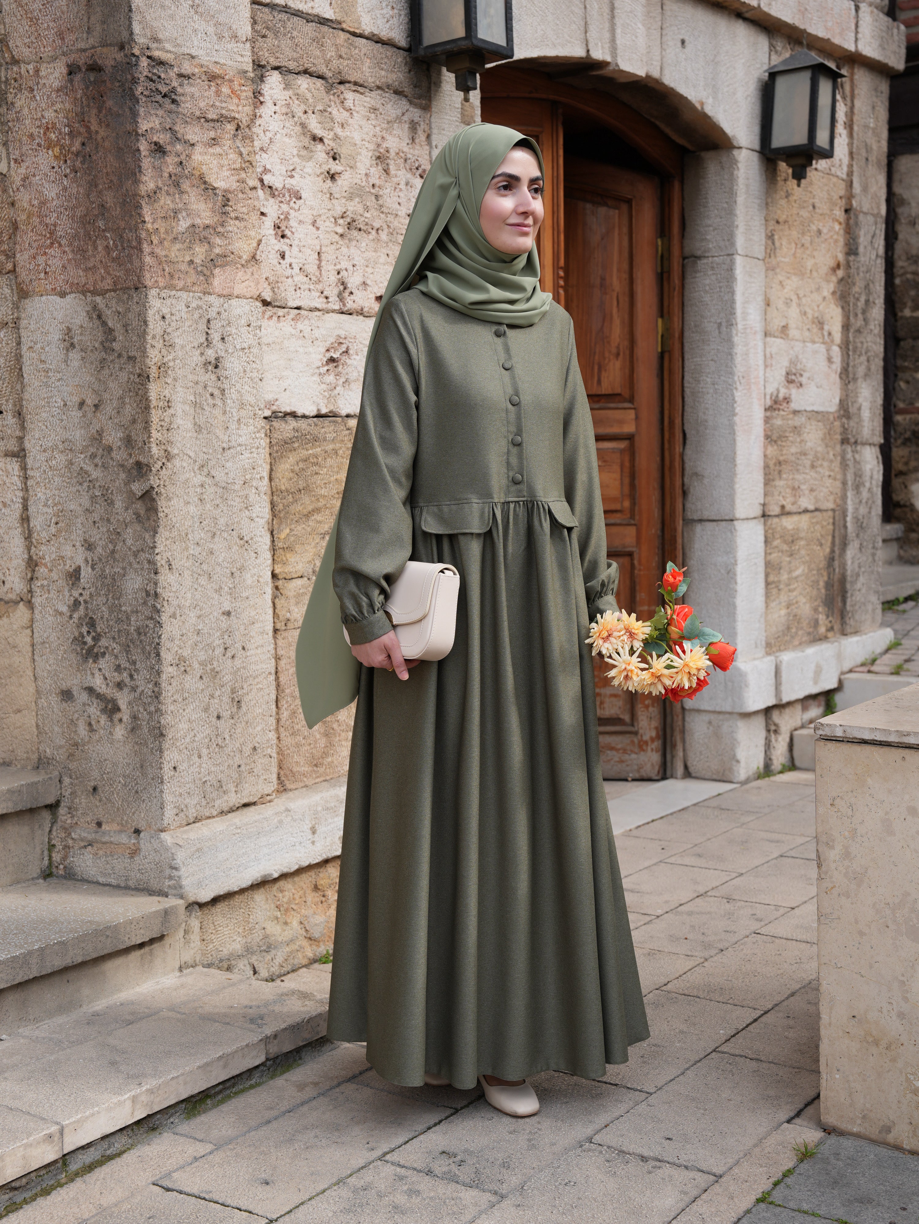 Verda Elbise YEŞİL