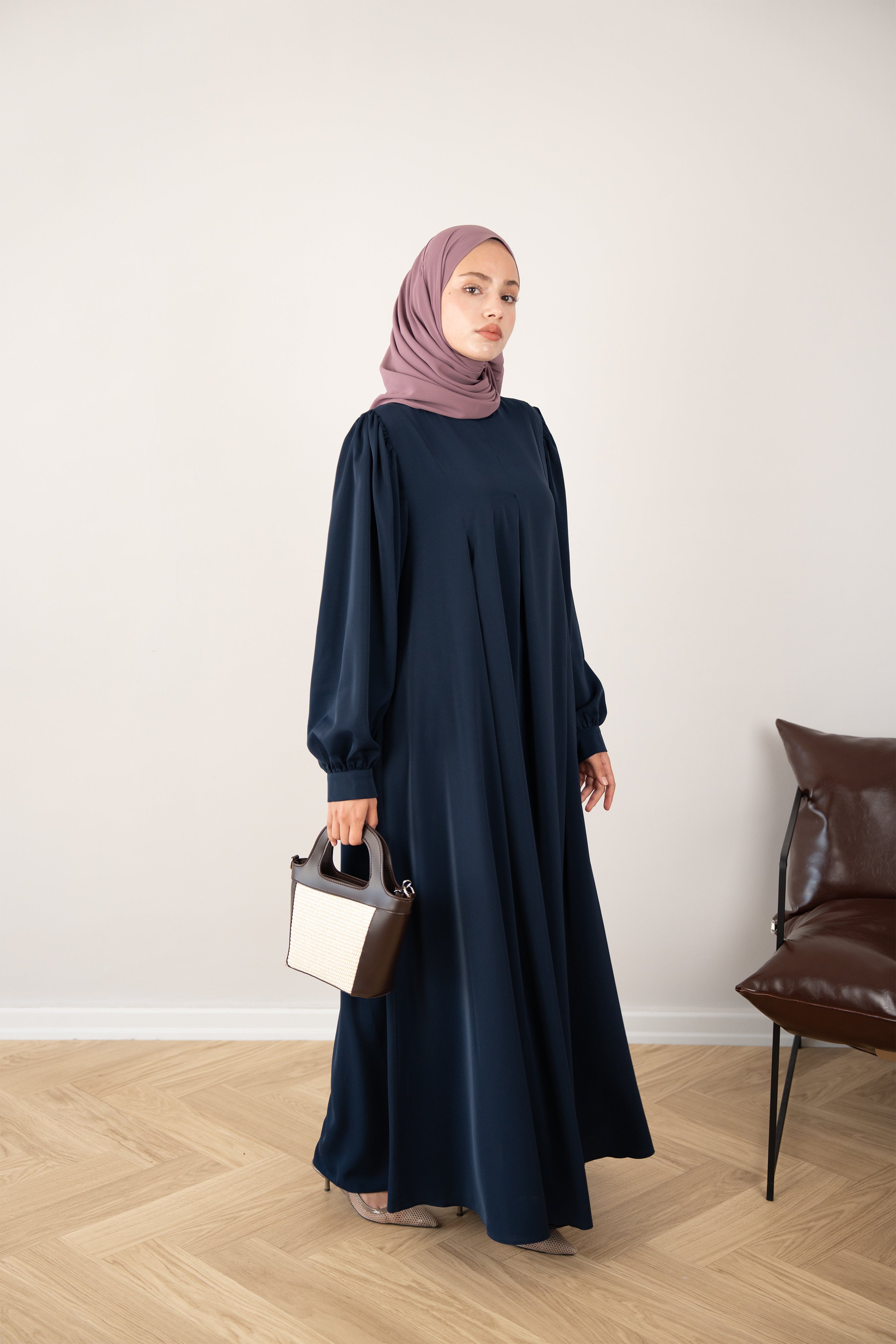 Alya Elbise LACİVERT