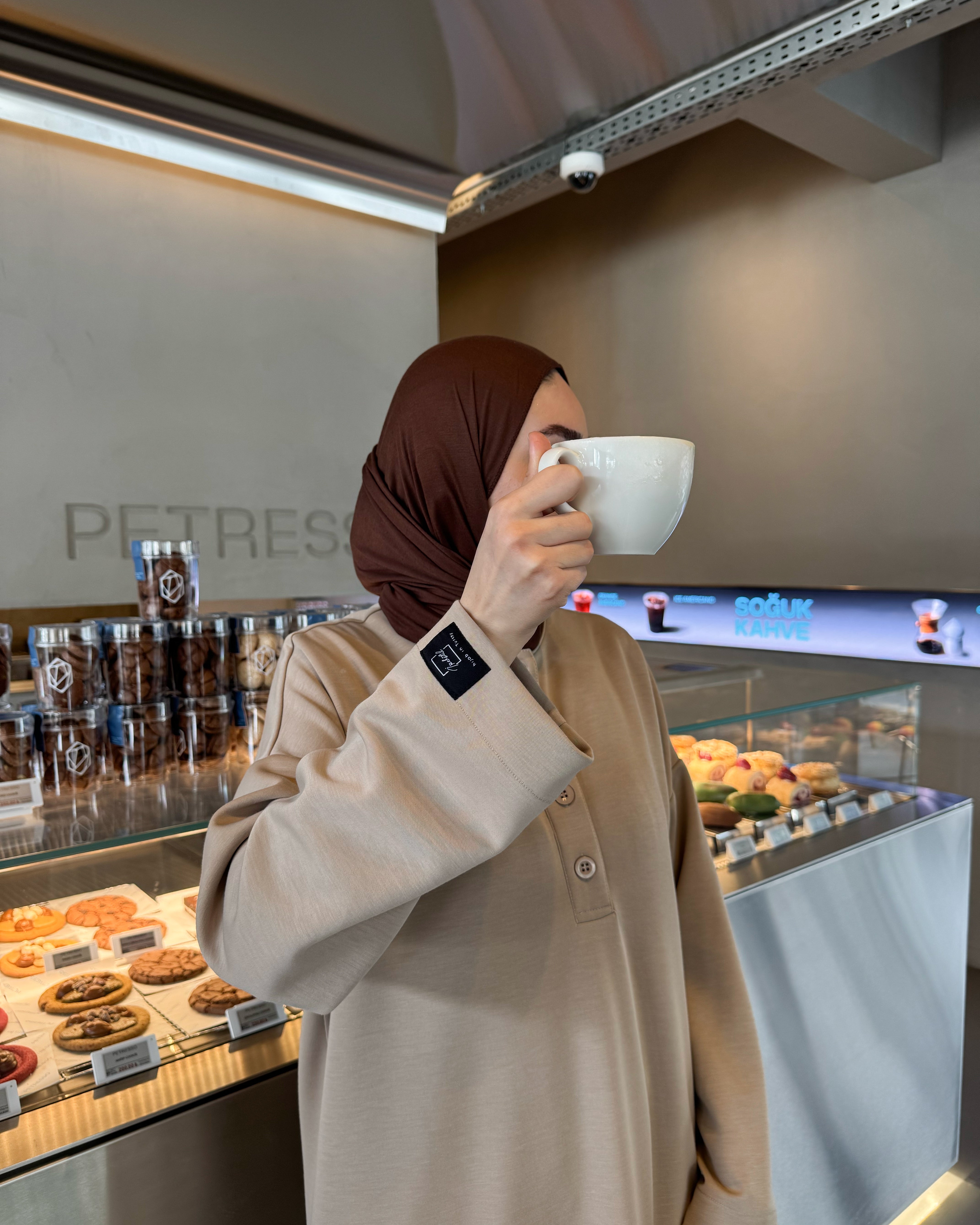 Modal Pantolonlu Takım BEJ