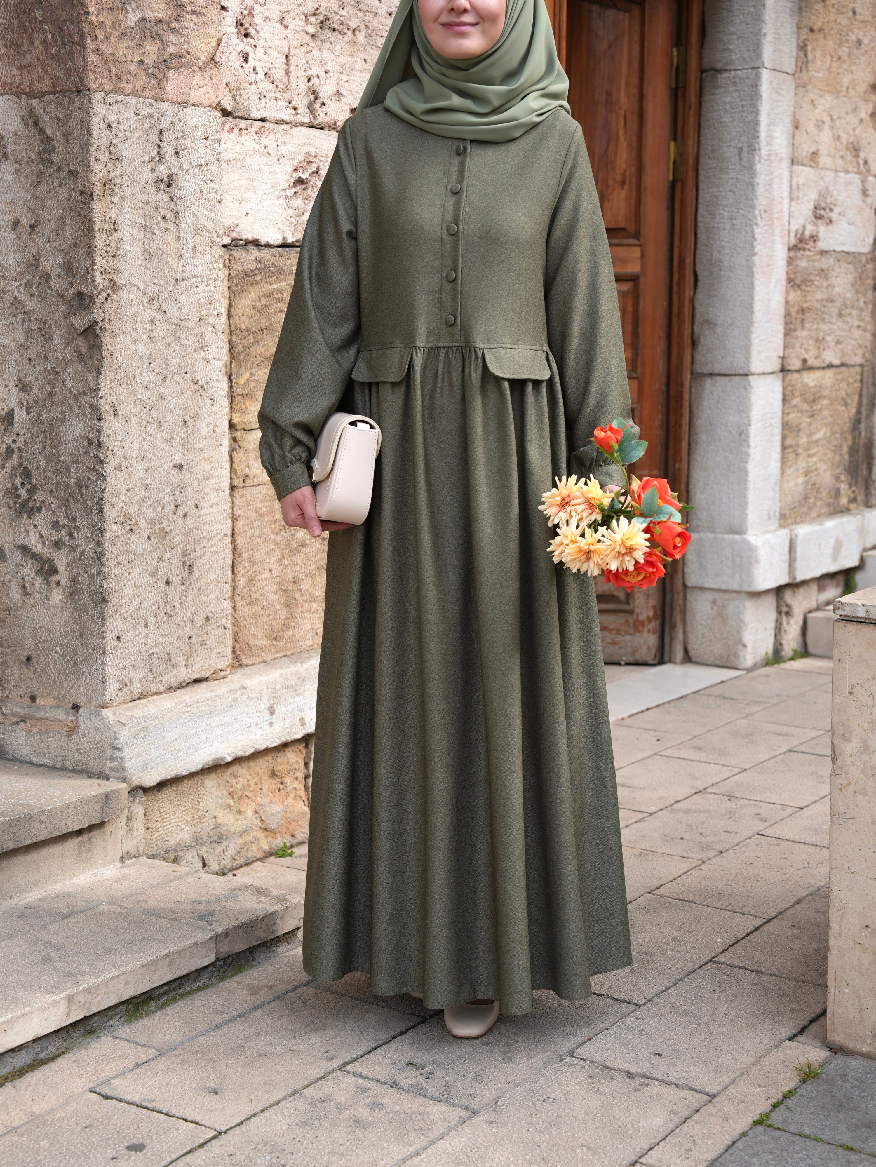 Verda Elbise YEŞİL