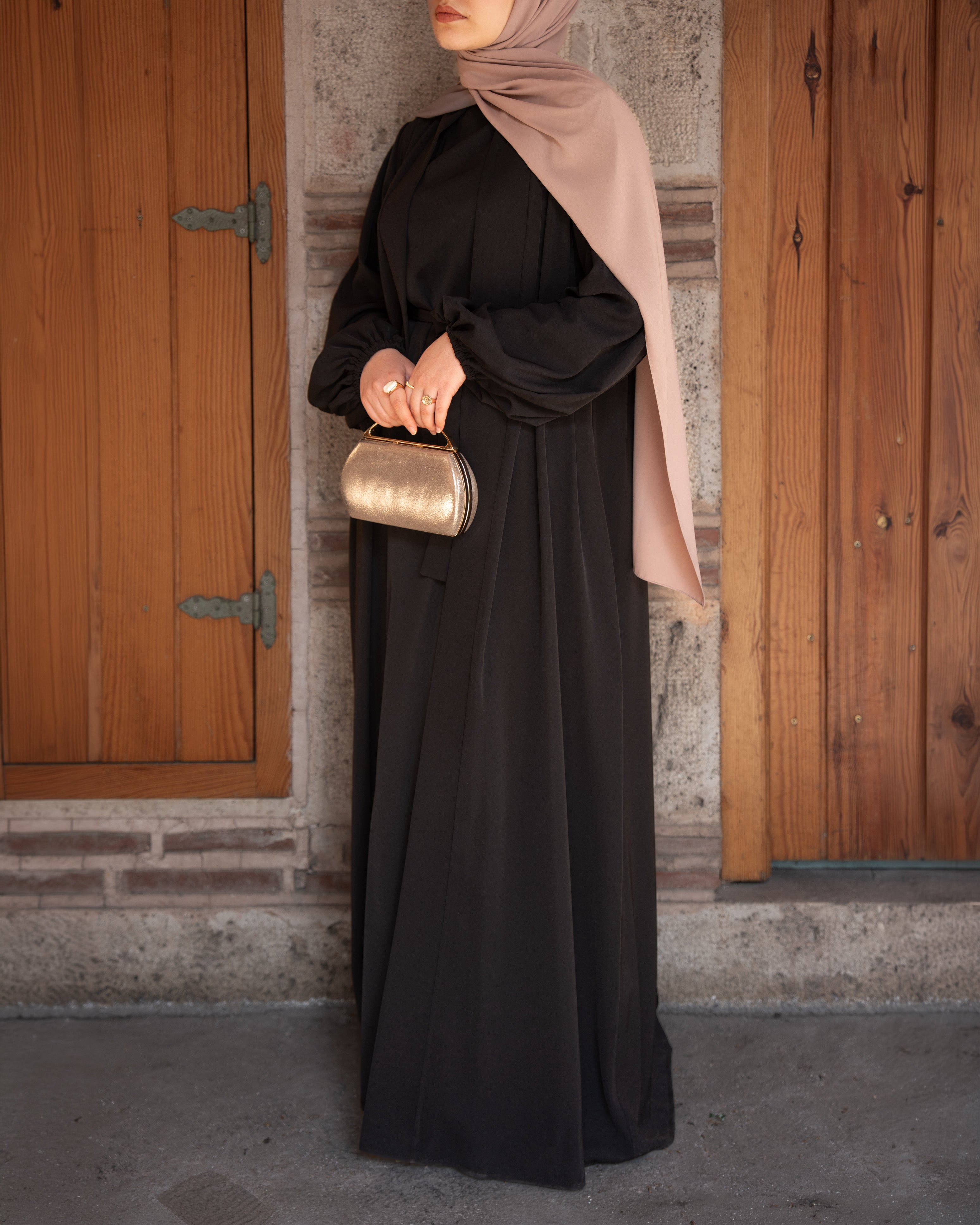 Luxury Abaya Takım SİYAH