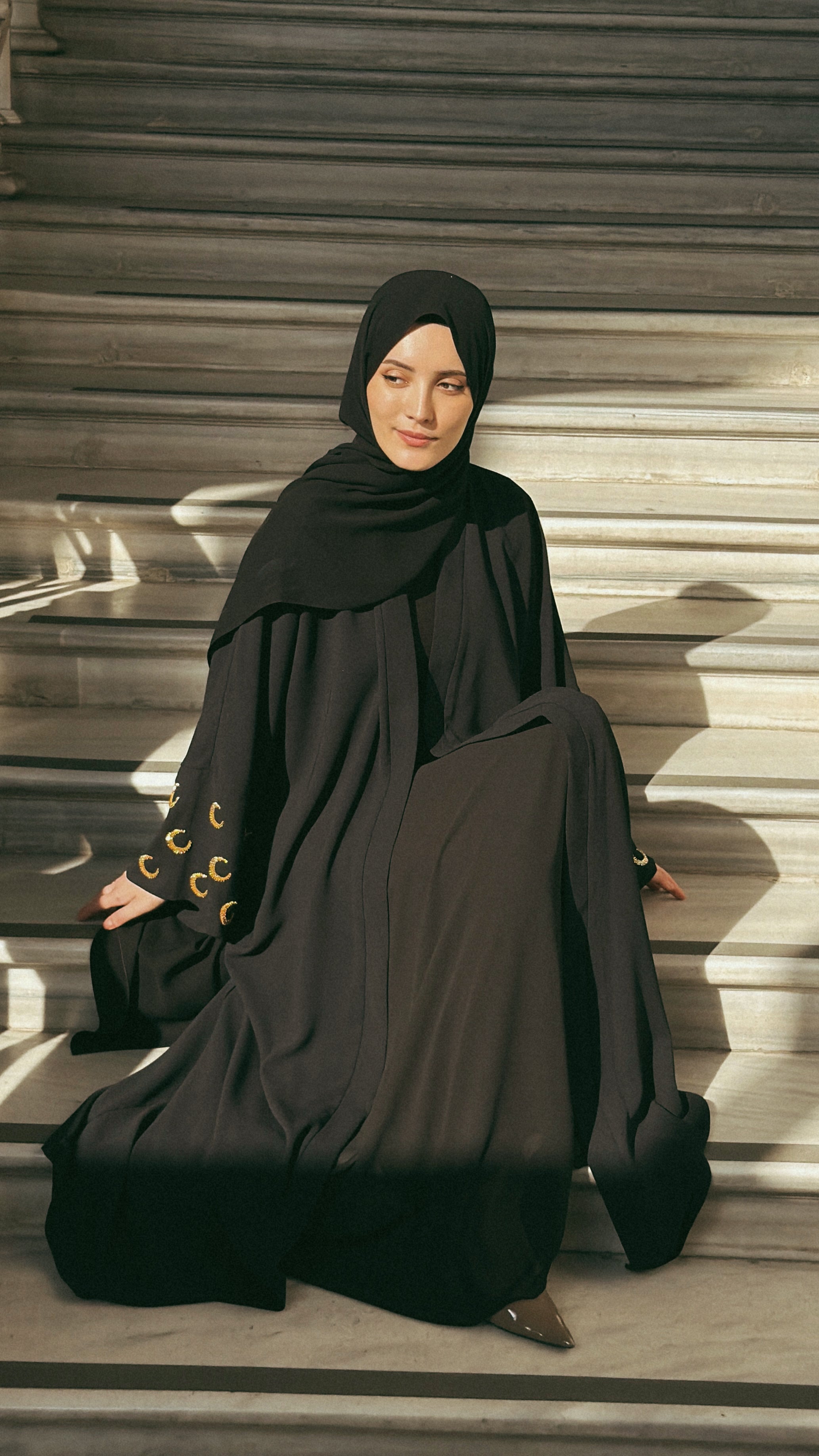 Ramadan Kareem Abaya SİYAH