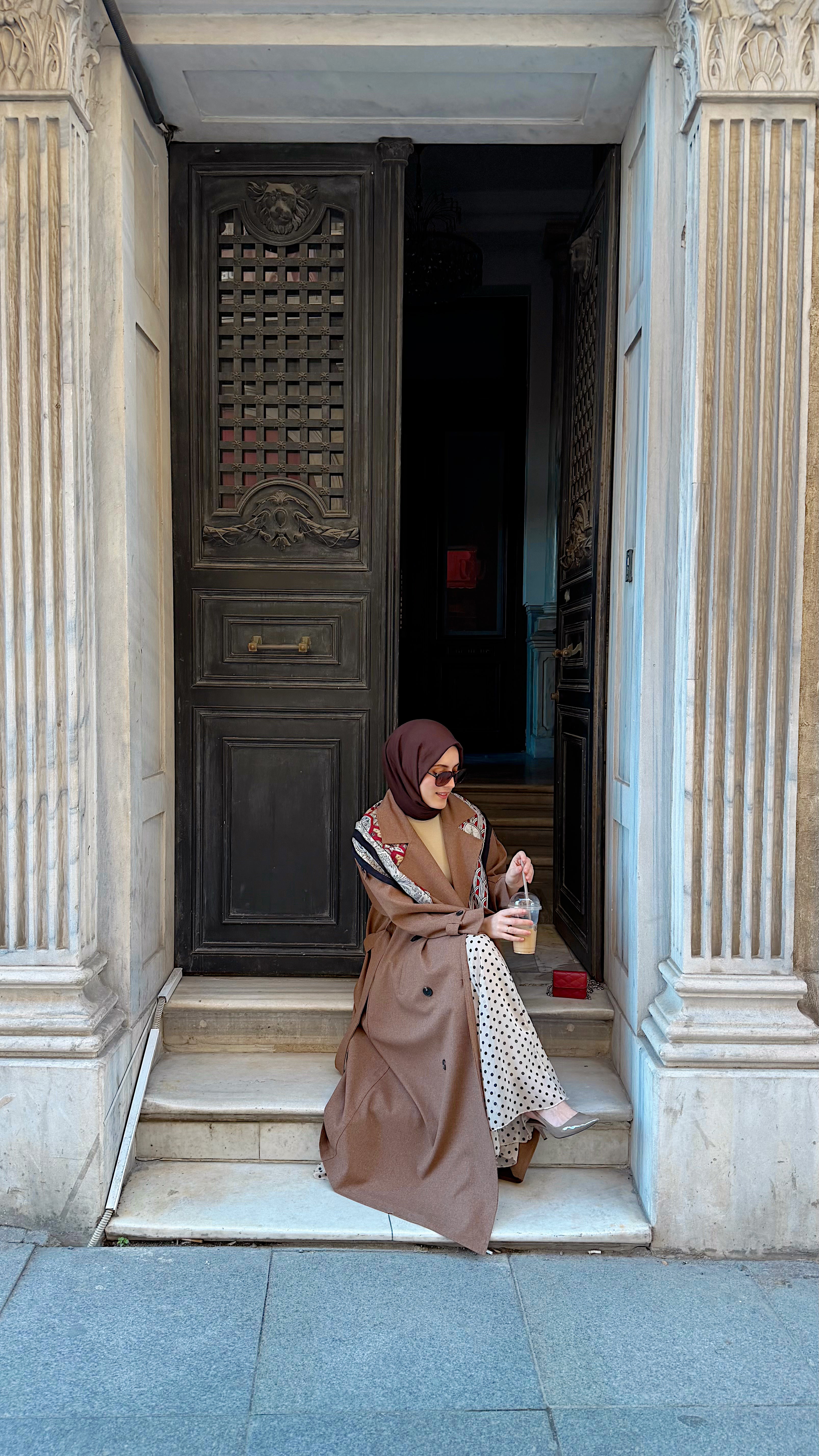Oversize Trençkot KAHVERENGİ