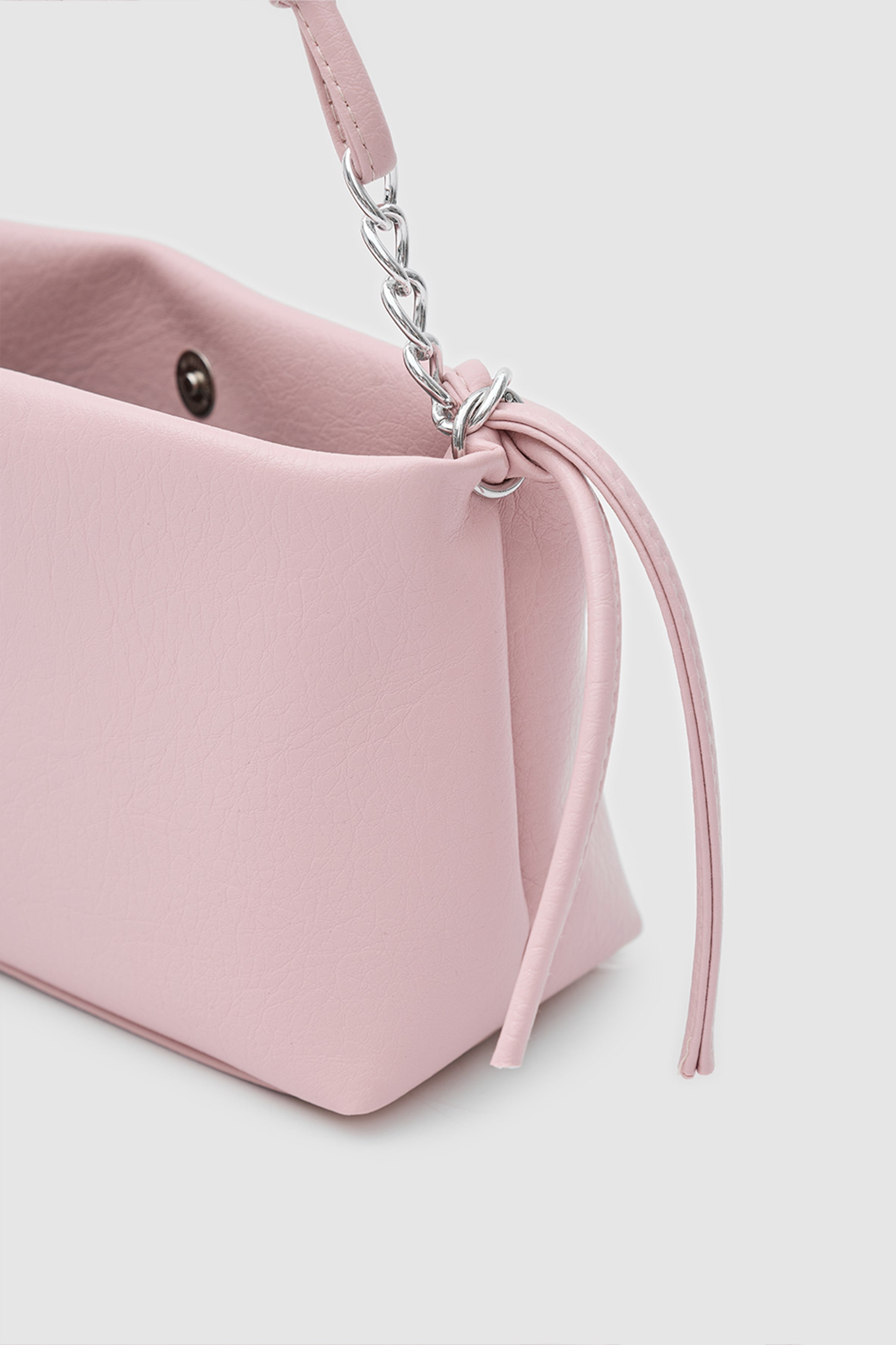 Burgu Saplı Çanta PEMBE