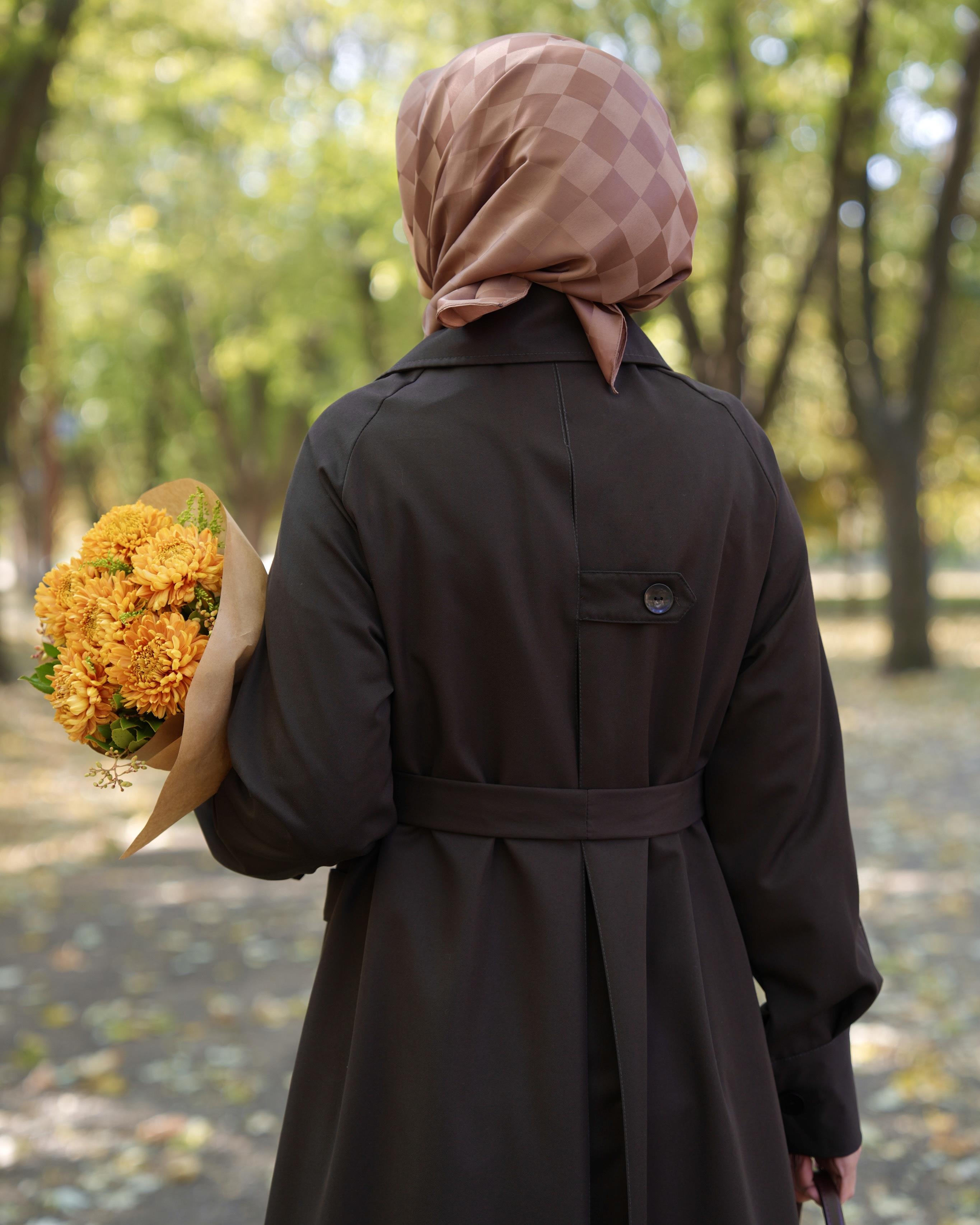 A Pileli Trençkot KAHVERENGİ