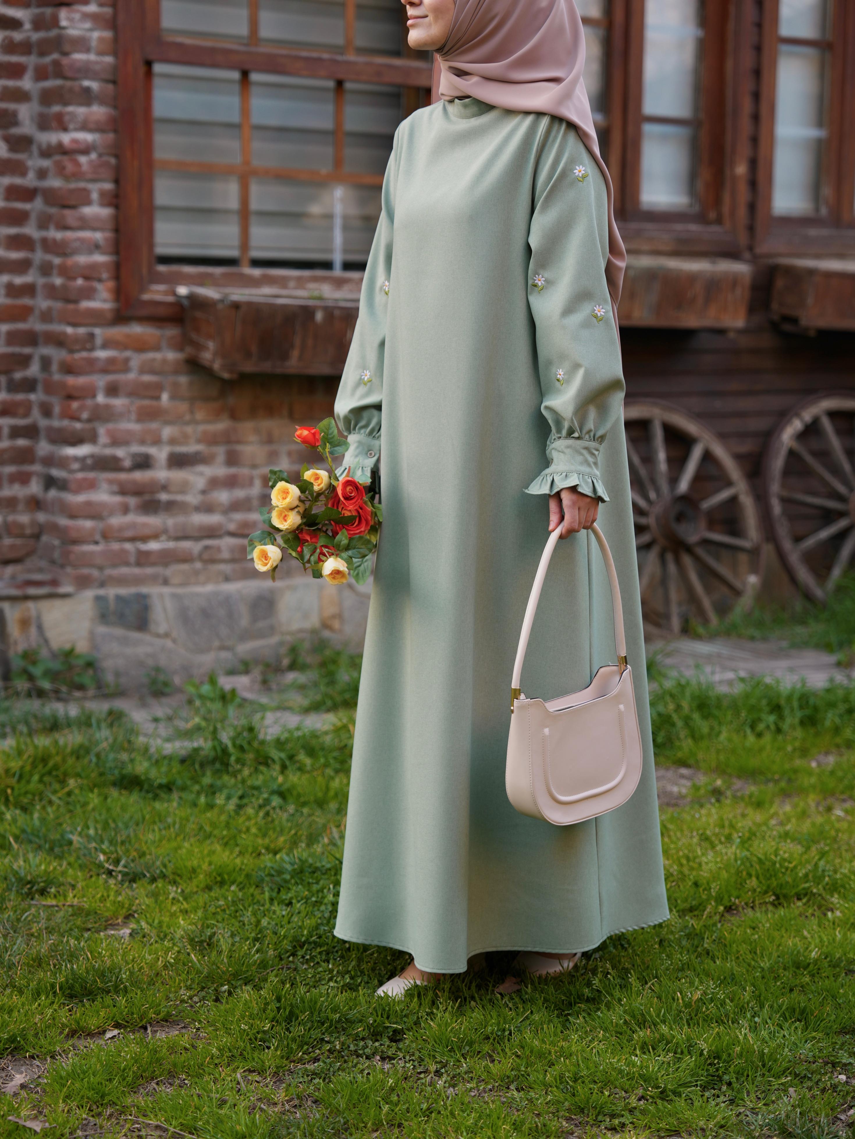 Afra Elbise YEŞİL