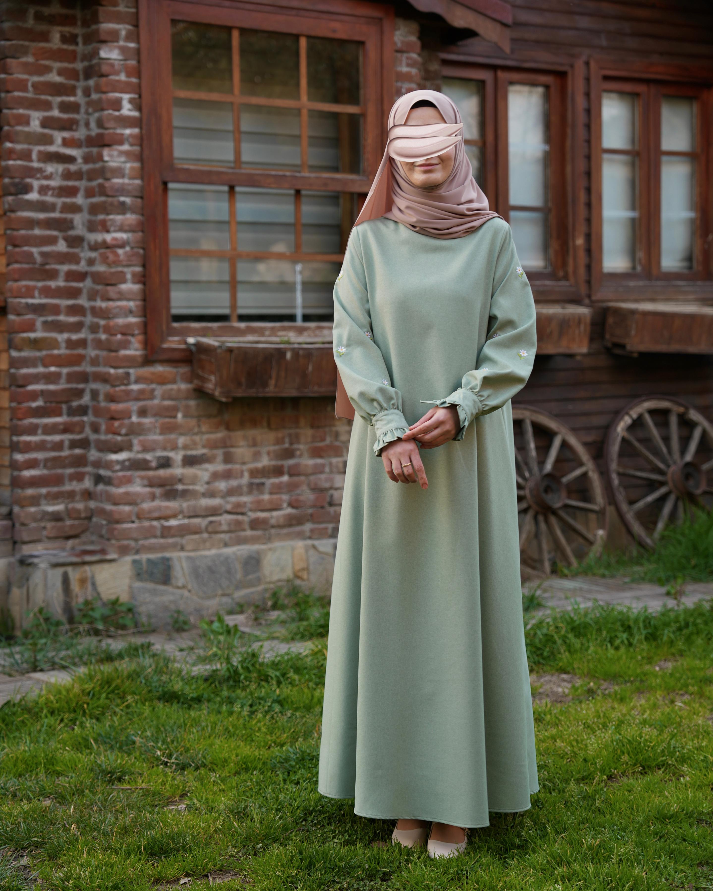 Afra Elbise YEŞİL