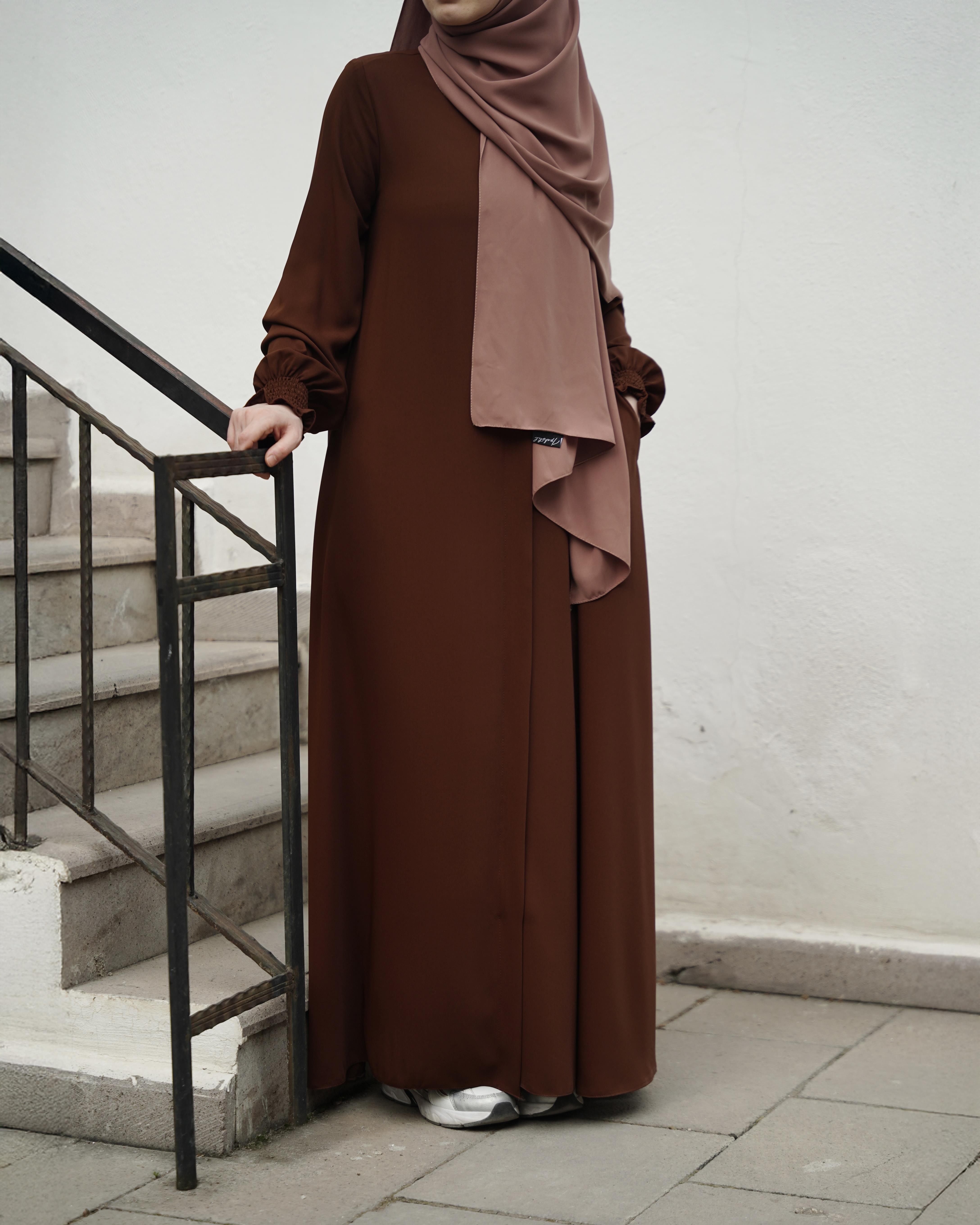 Aynil Kloş Ferace Kahverengi