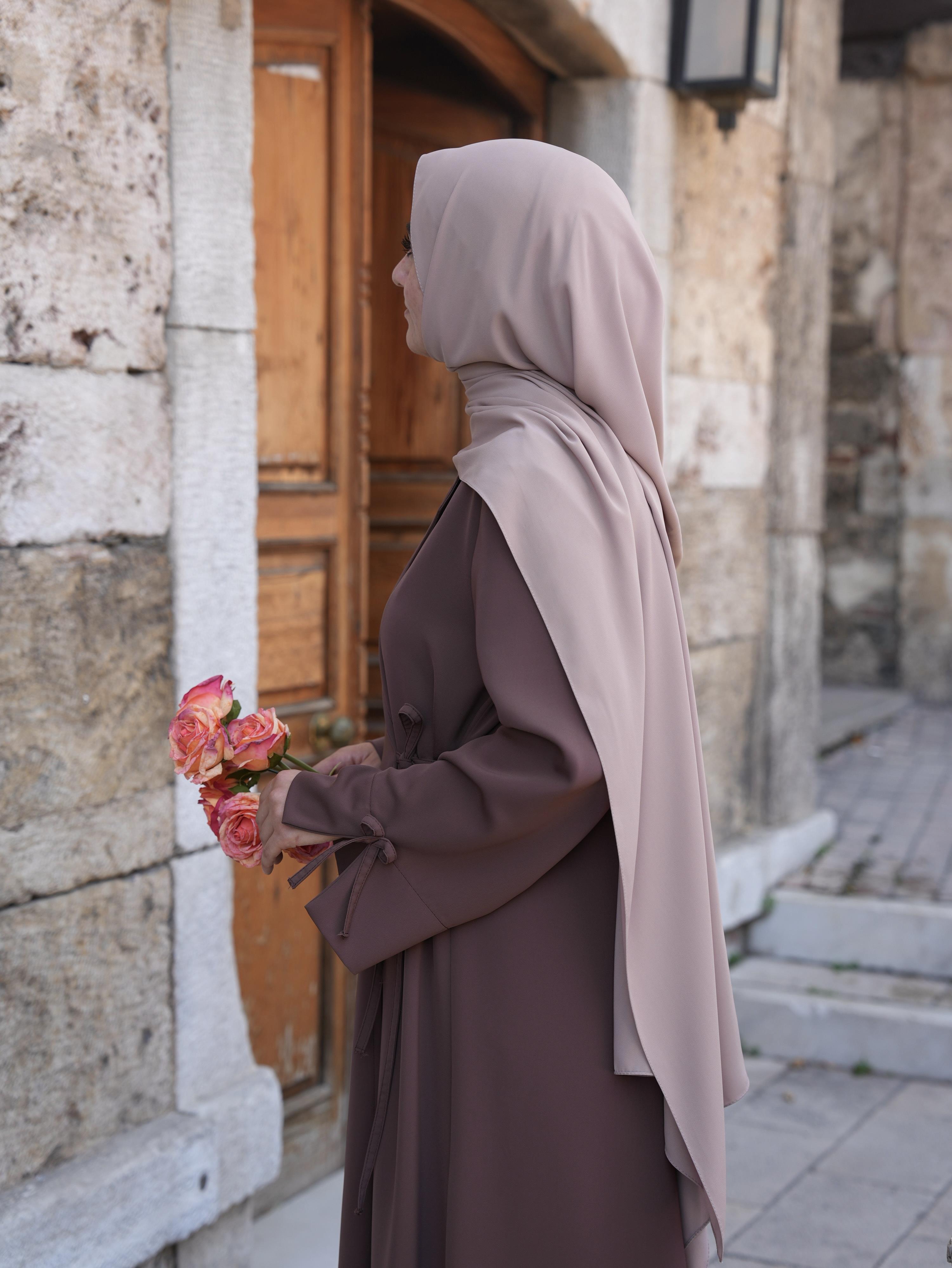 Bağlamalı Kruvaze Trench Tozlu Kahve