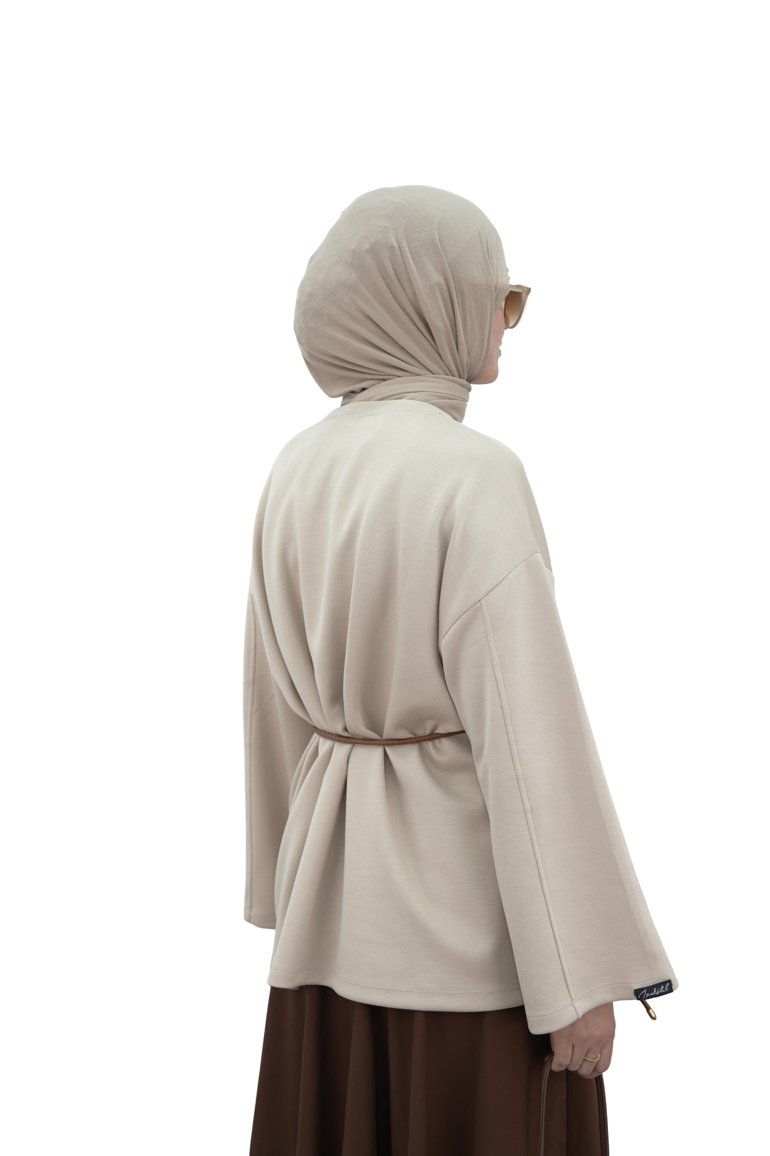 Modal Basıc Sweatshirt BEJ