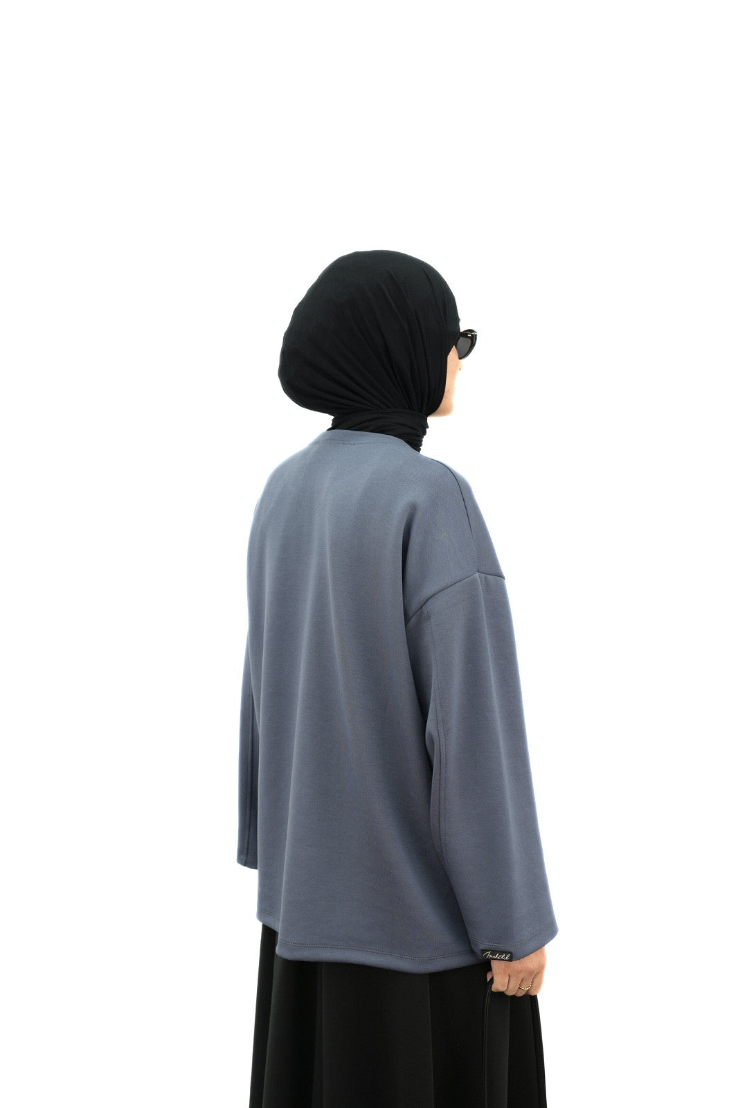 Modal Basıc Sweatshirt İNDİGO