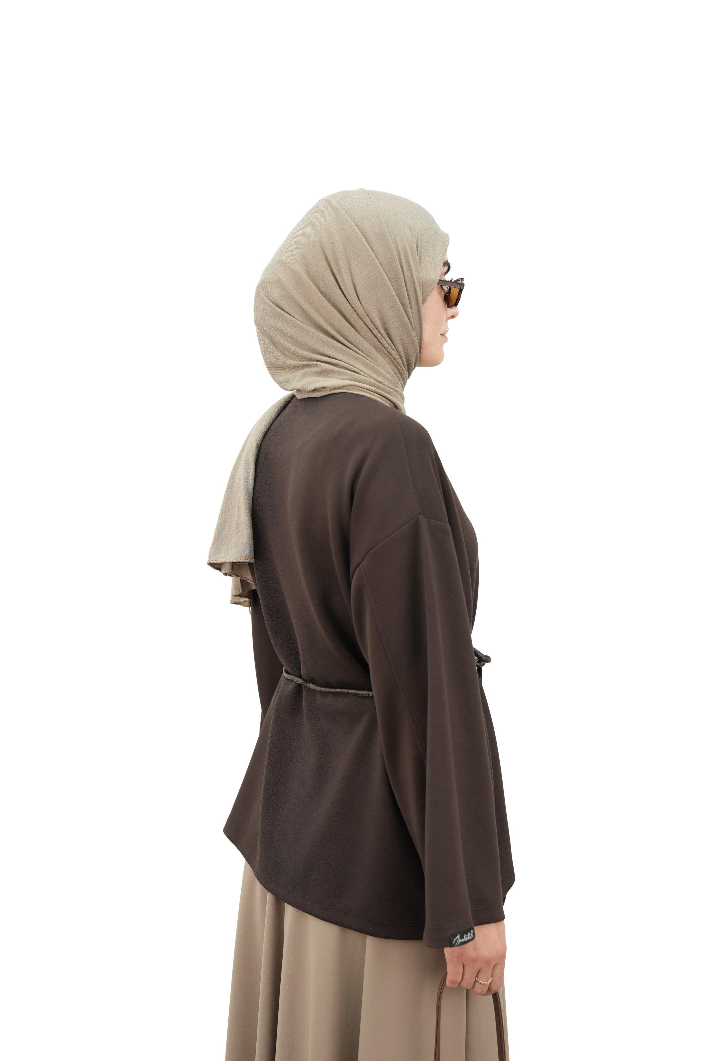 Modal Basıc Sweatshirt KAHVERENGİ