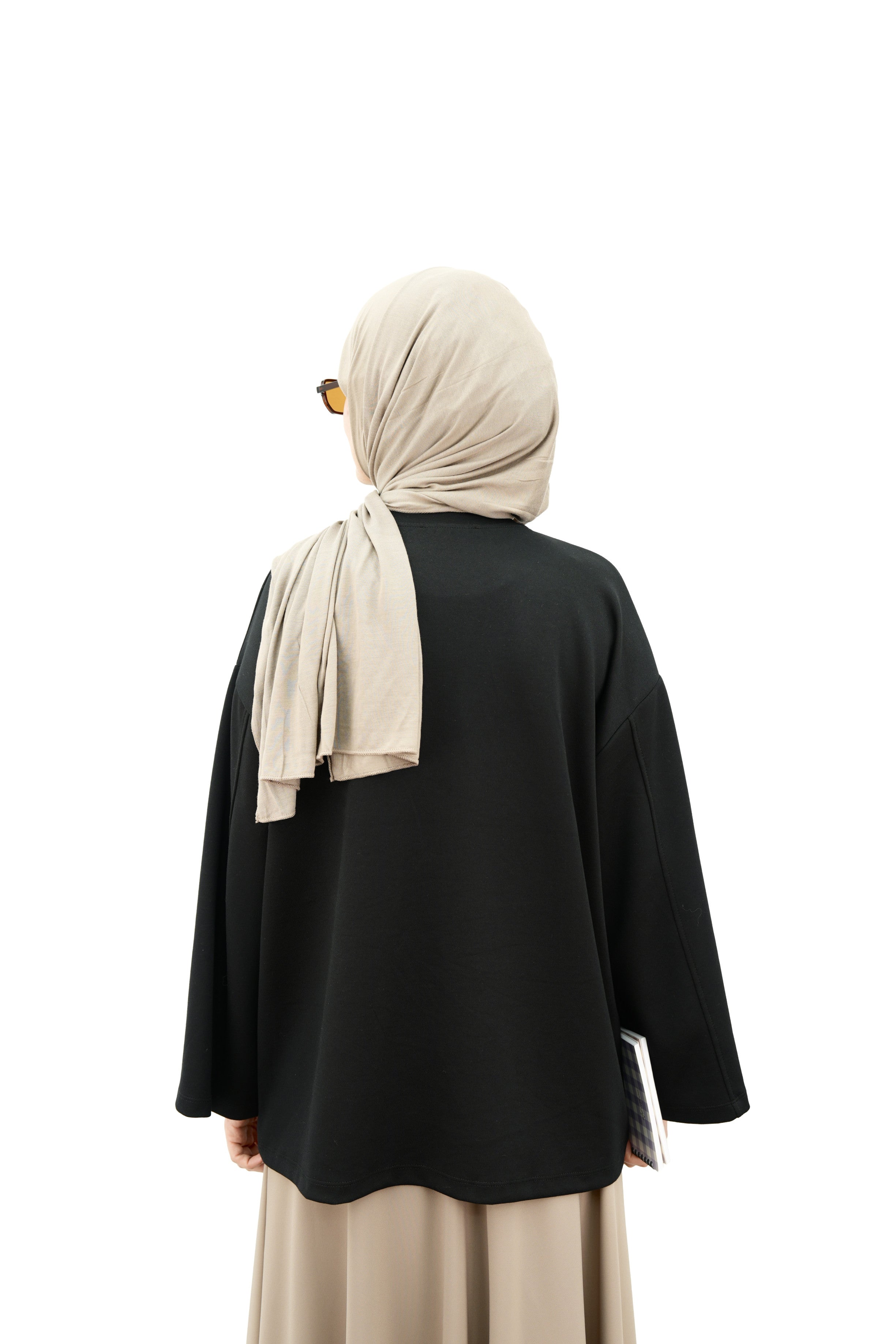 Modal Basıc Sweatshirt SİYAH