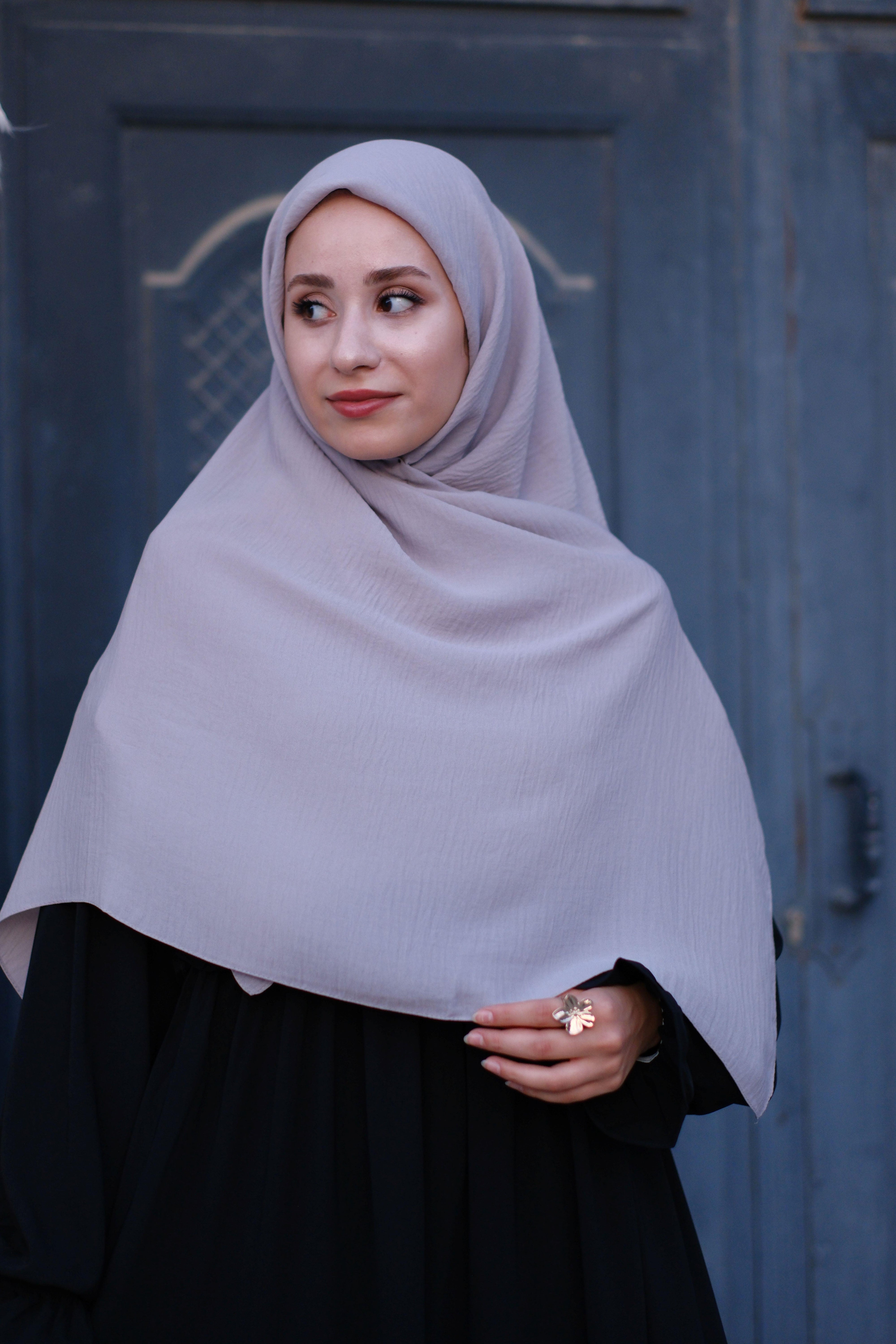 Cazz Büyük Boy Eşarp AÇIK GRİ