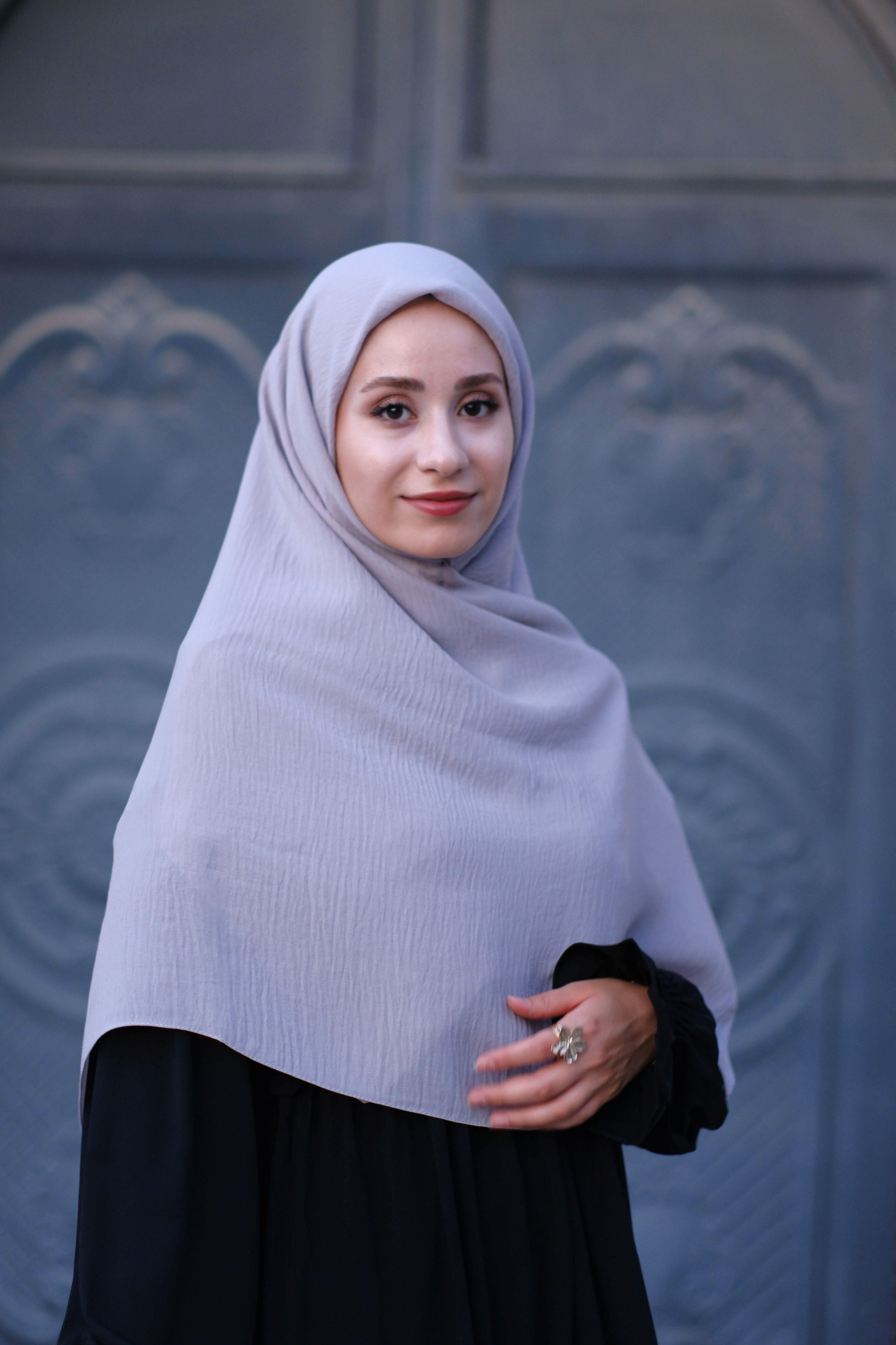 Cazz Büyük Boy Eşarp AÇIK GRİ