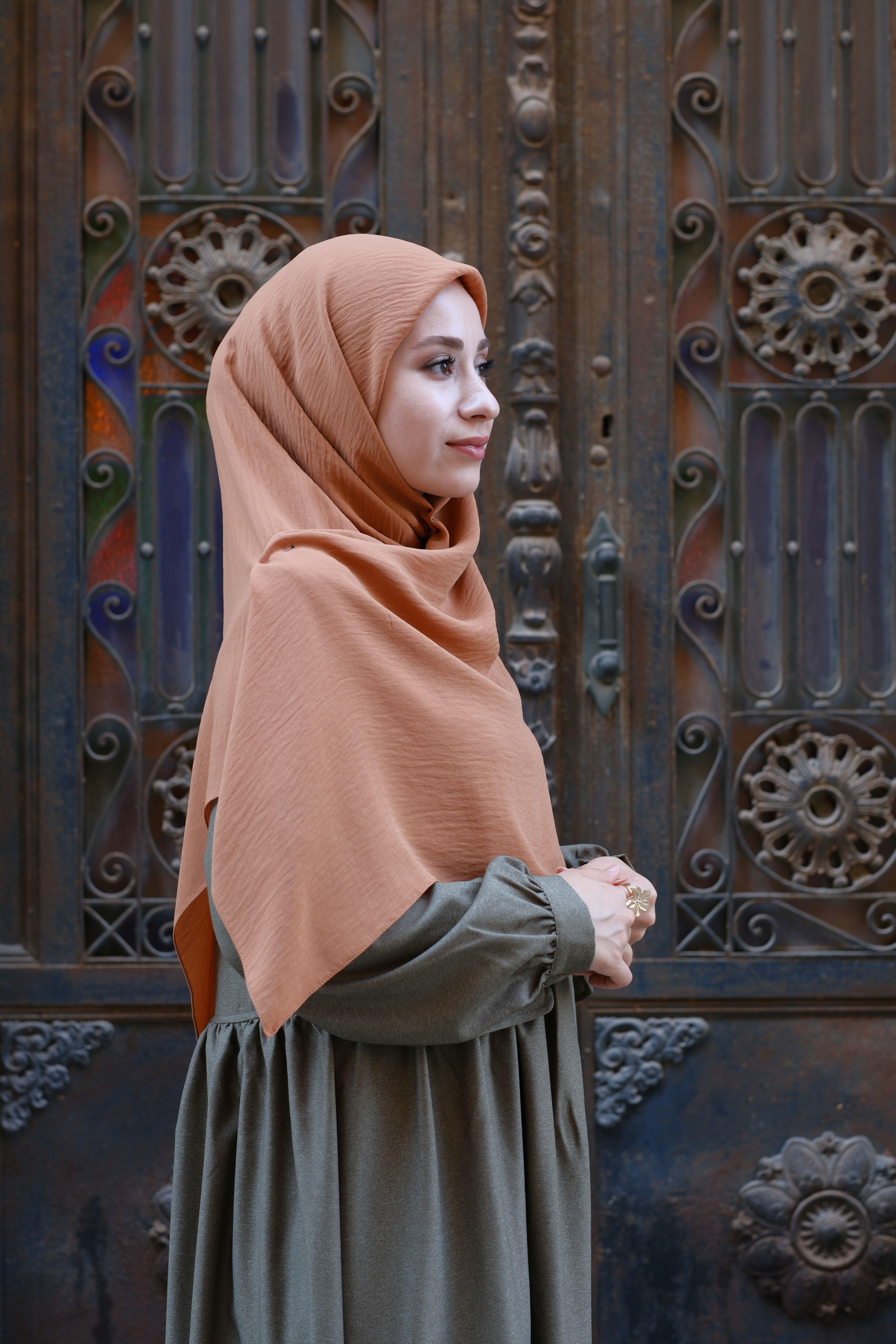 Cazz Büyük Boy Eşarp Camel