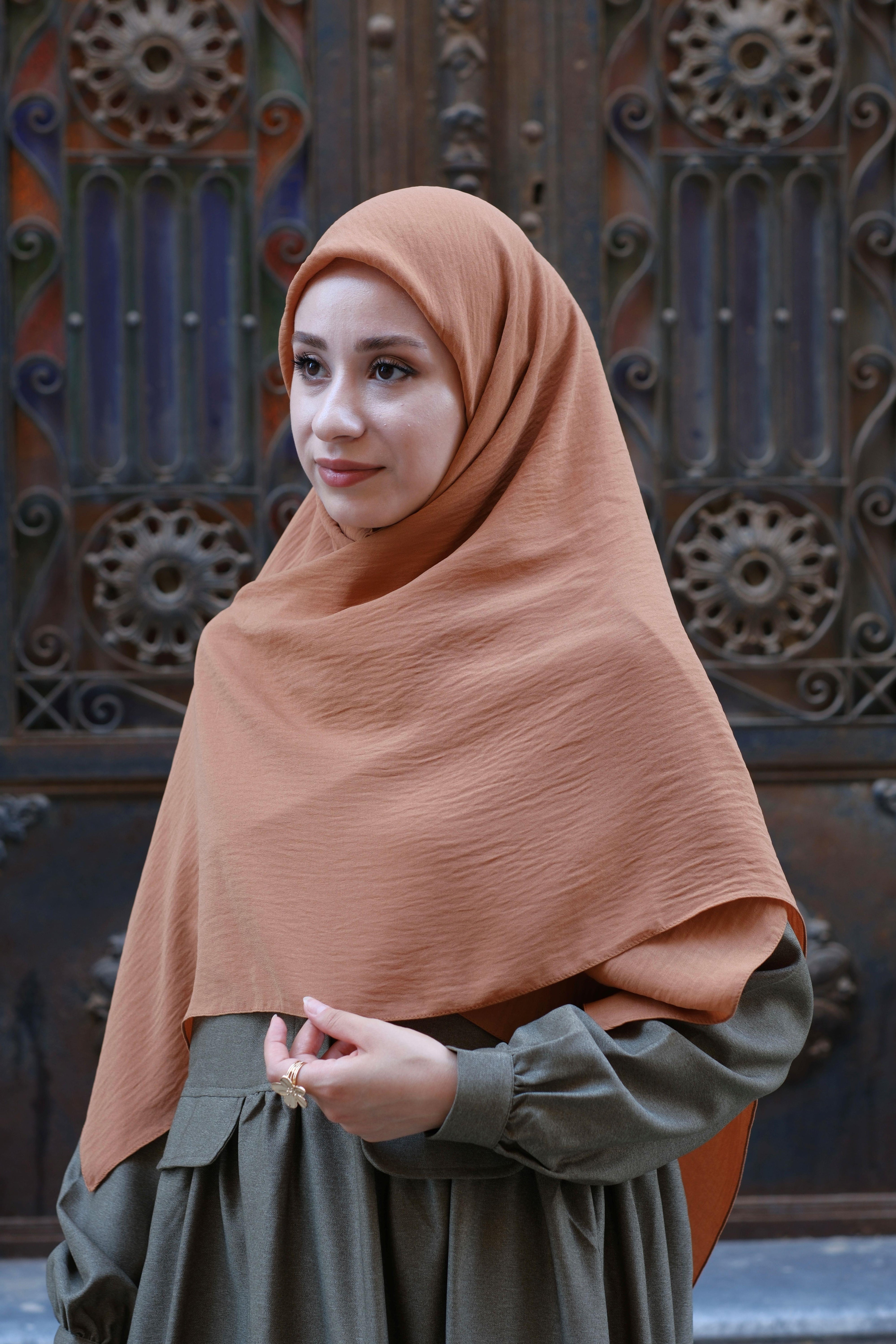 Cazz Büyük Boy Eşarp CAMEL