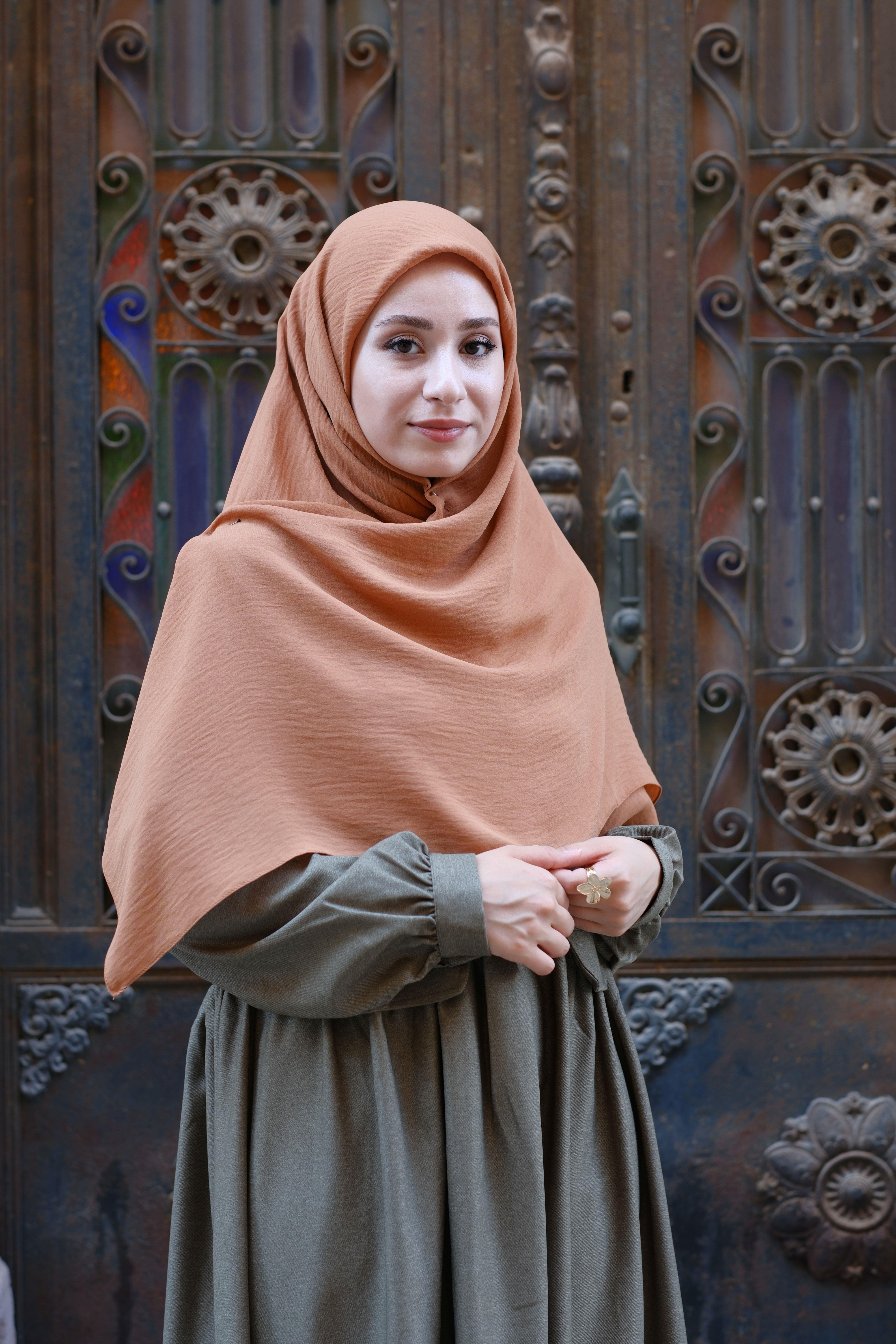 Cazz Büyük Boy Eşarp Camel