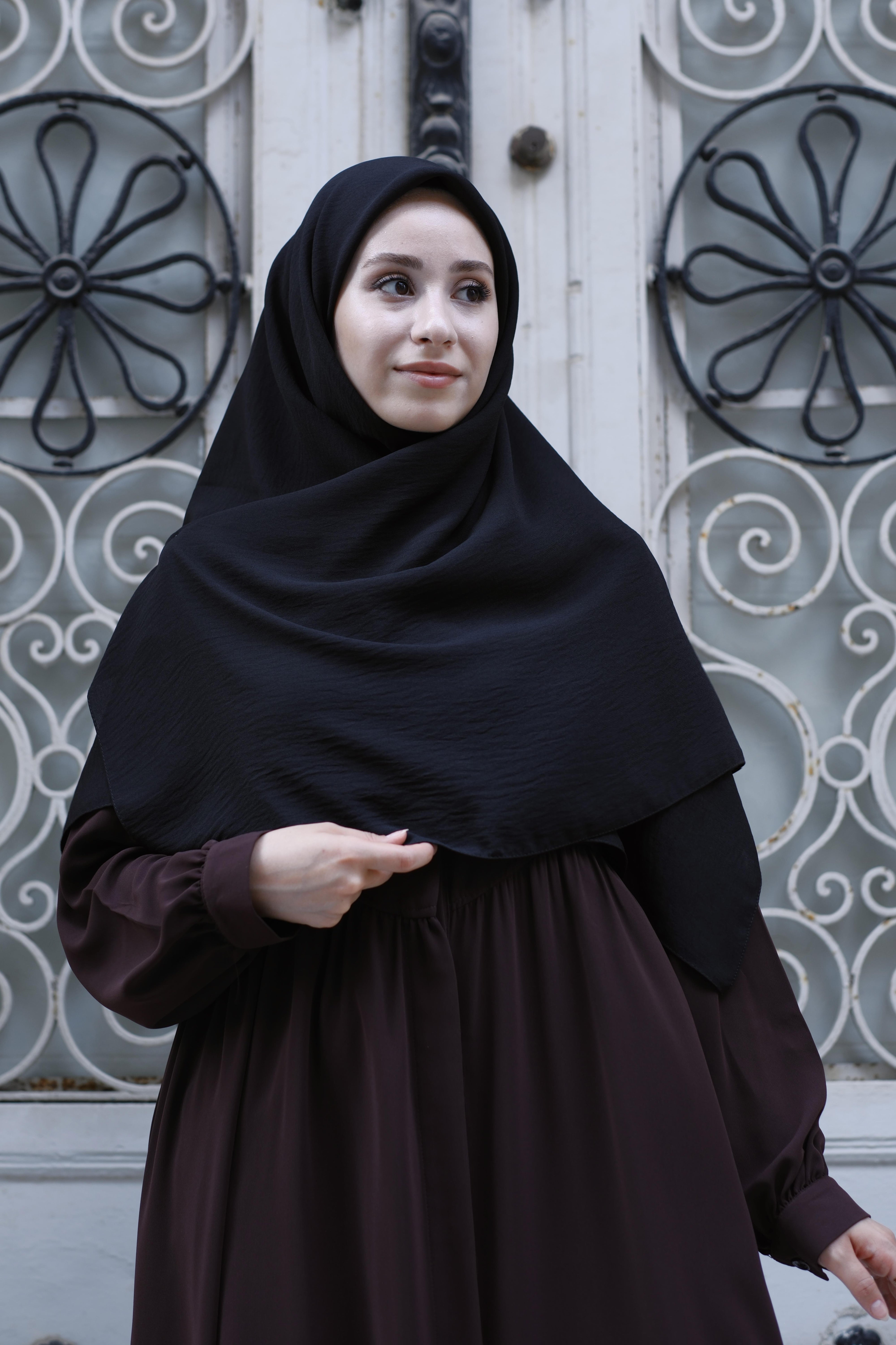 Cazz Büyük Boy Eşarp SİYAH