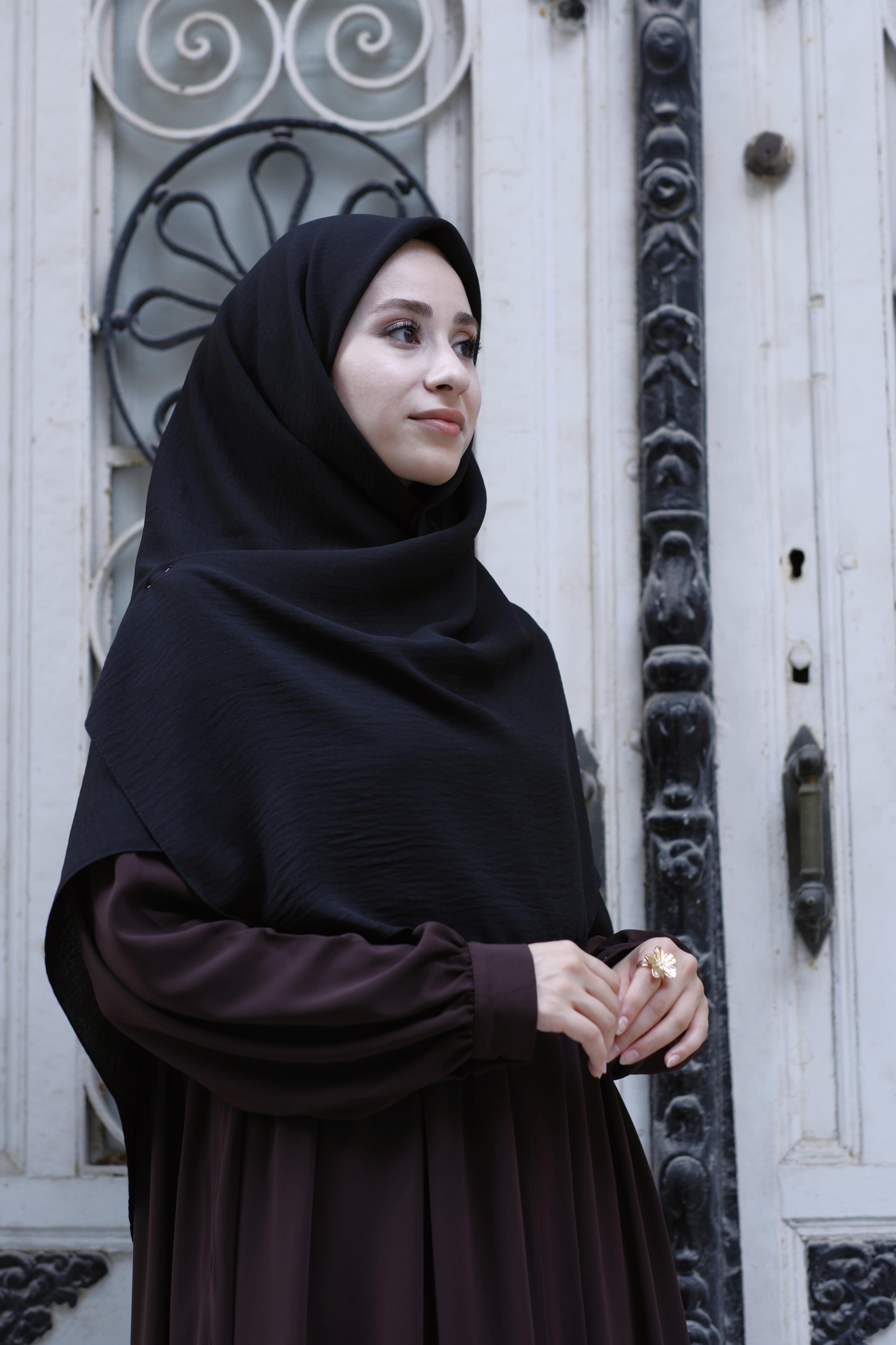 Cazz Büyük Boy Eşarp SİYAH