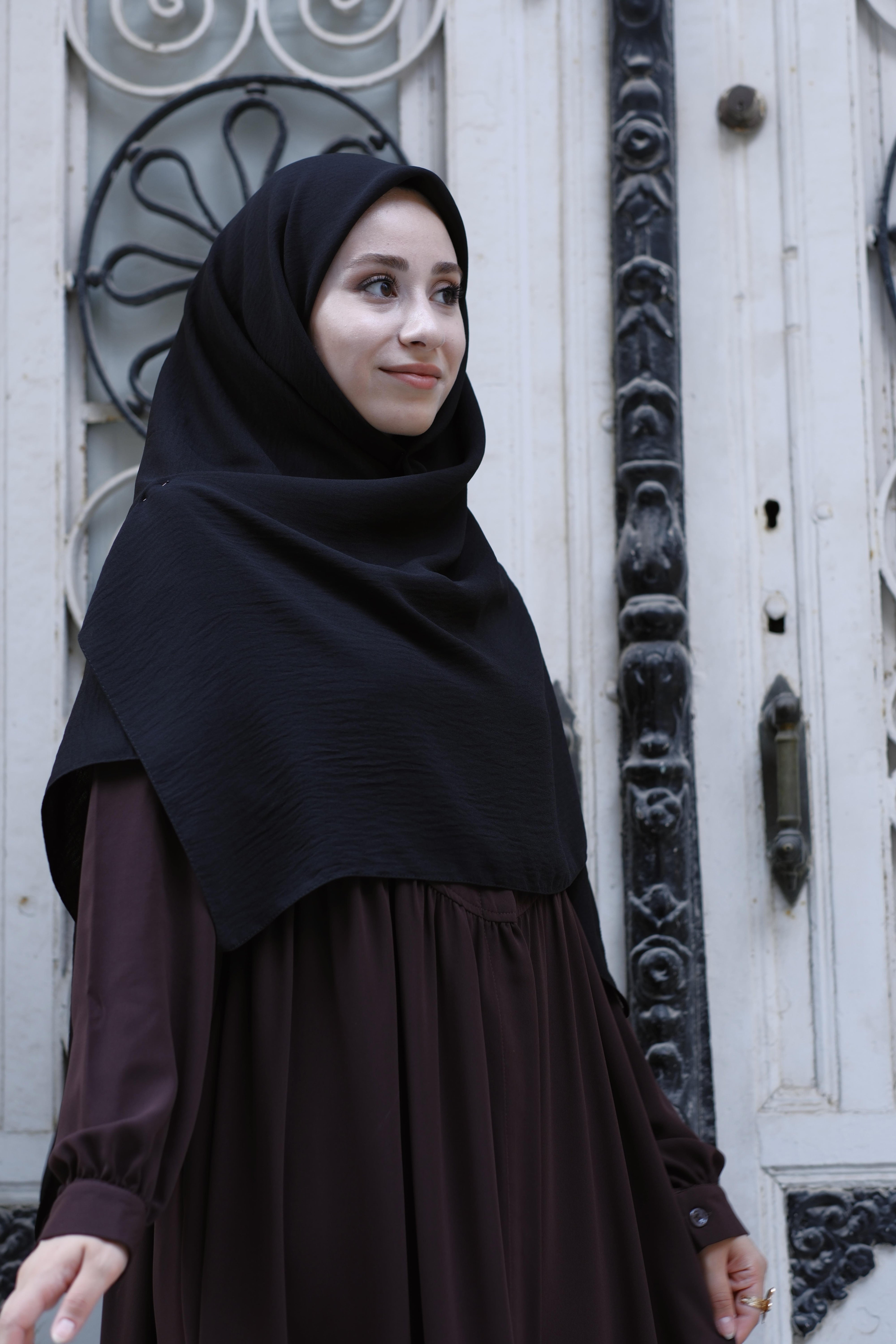 Cazz Büyük Boy Eşarp SİYAH