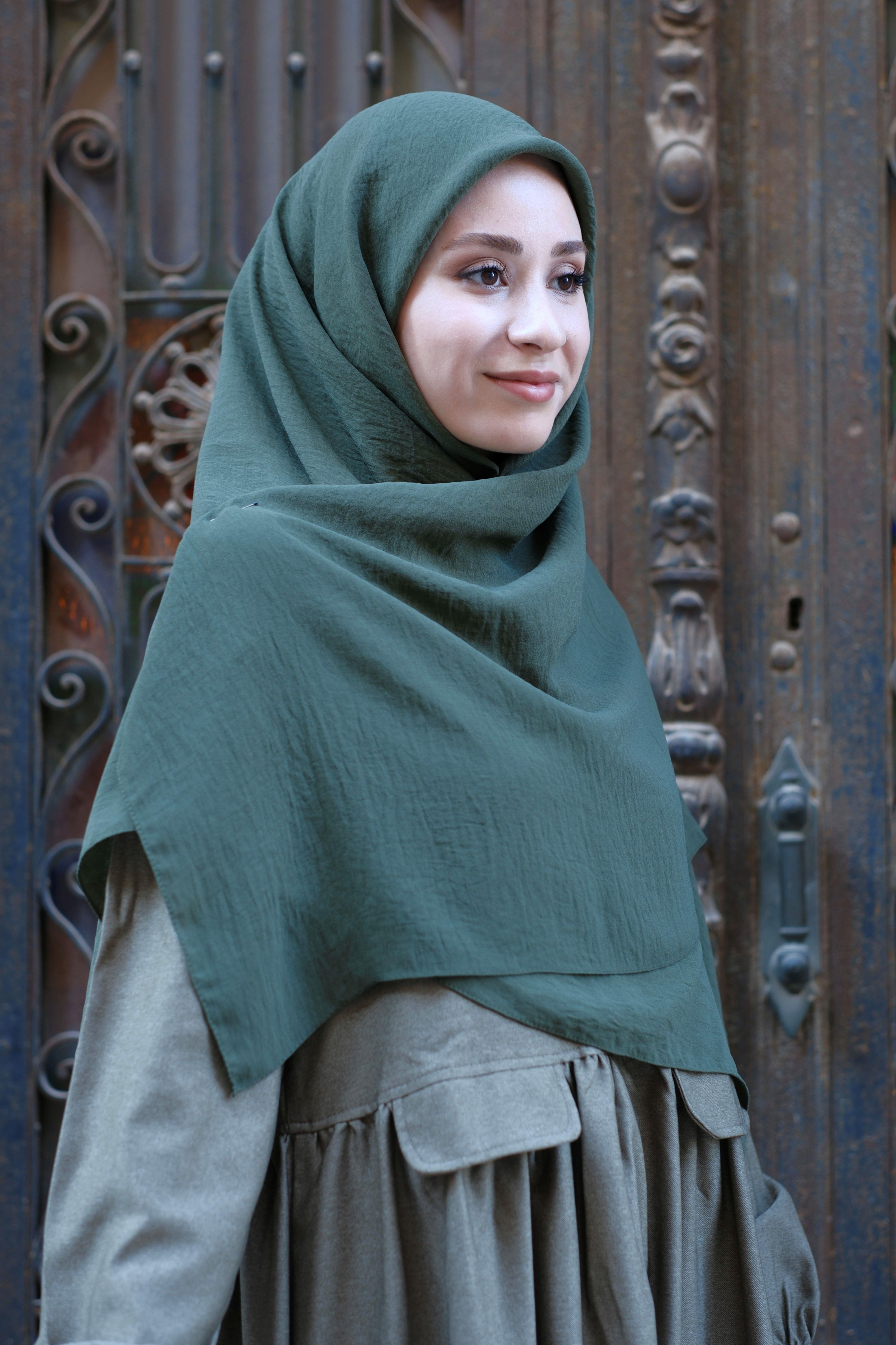 Cazz Büyük Boy Eşarp Yeşil