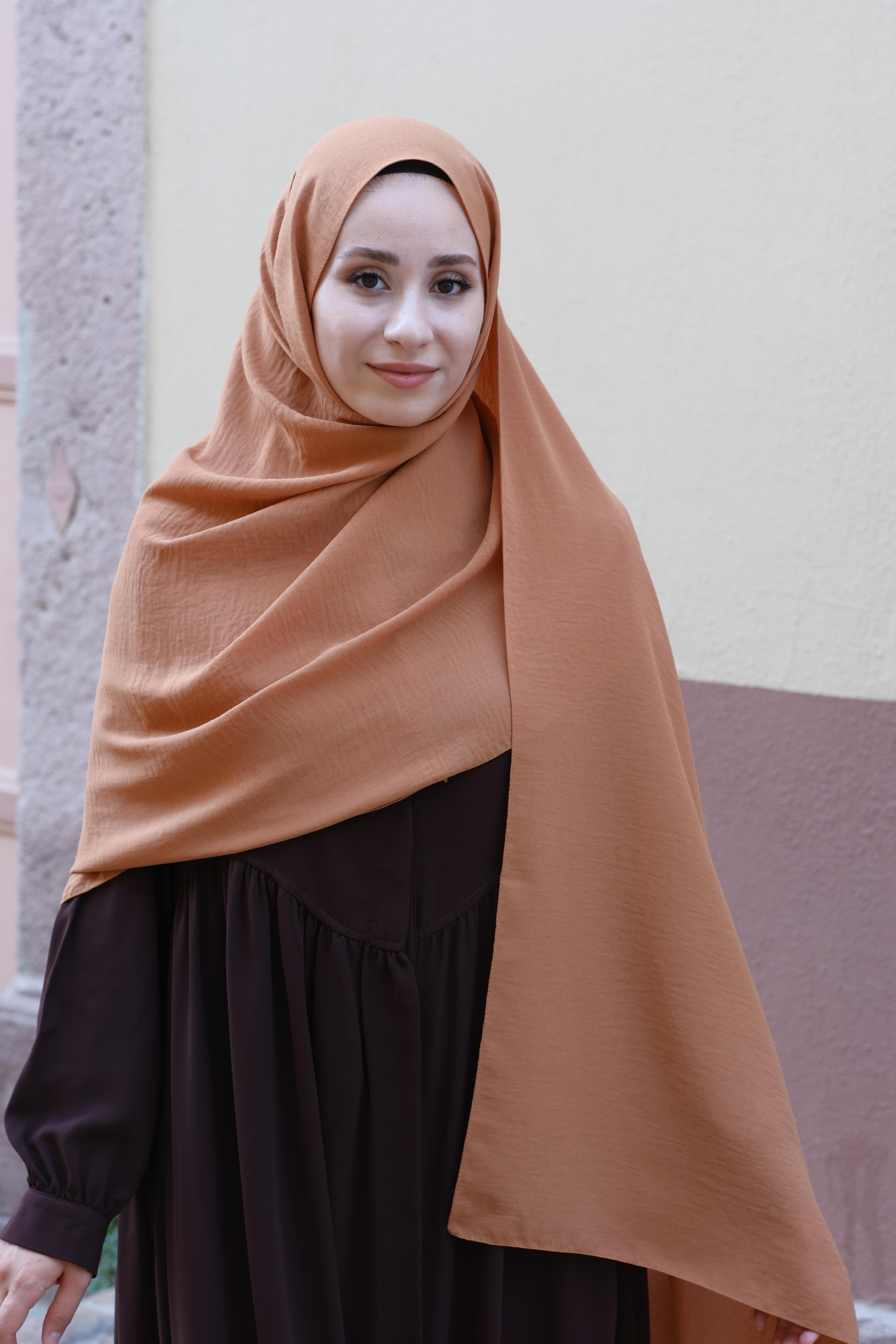 Cazz Büyük Boy Şal CAMEL