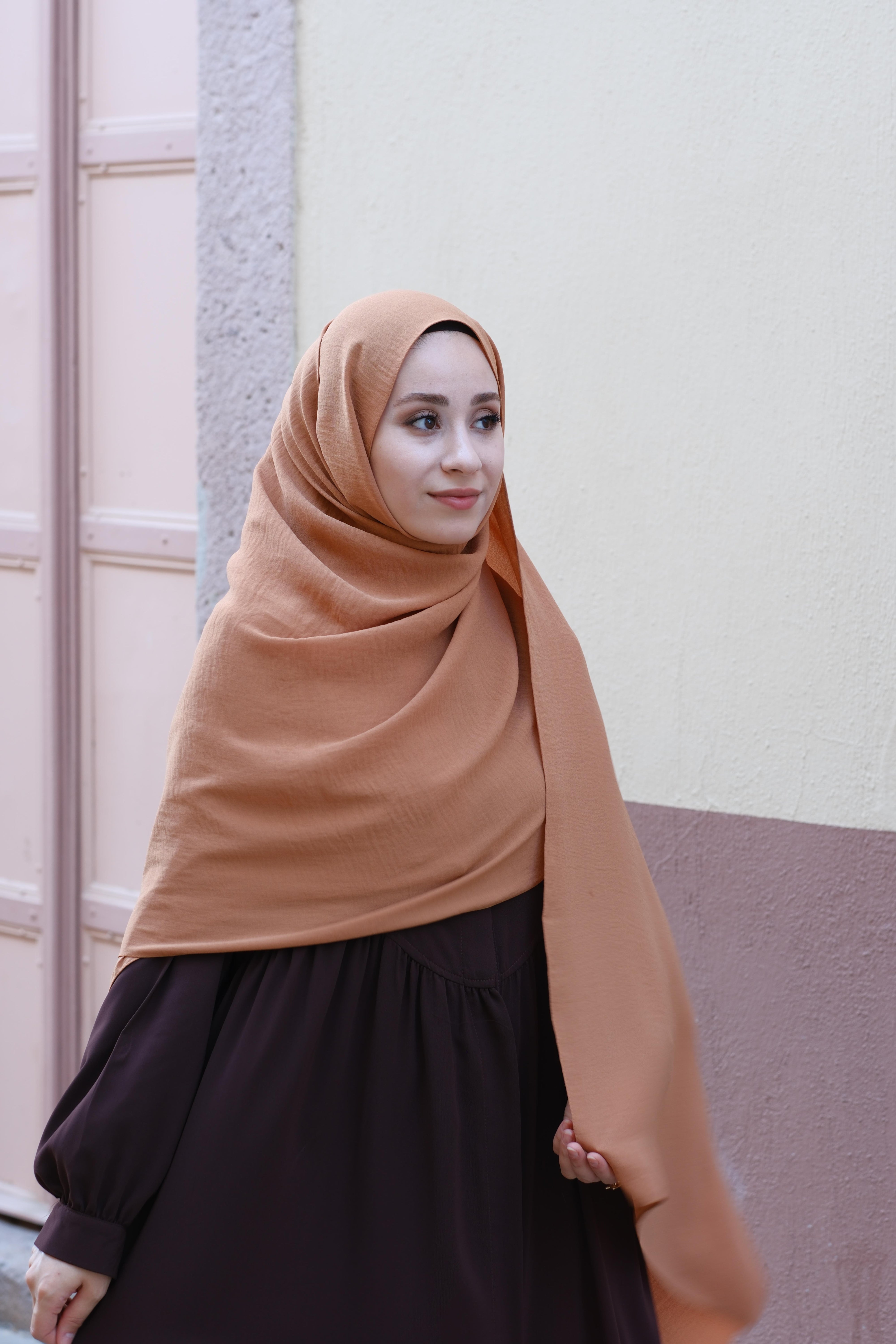 Cazz Büyük Boy Şal CAMEL