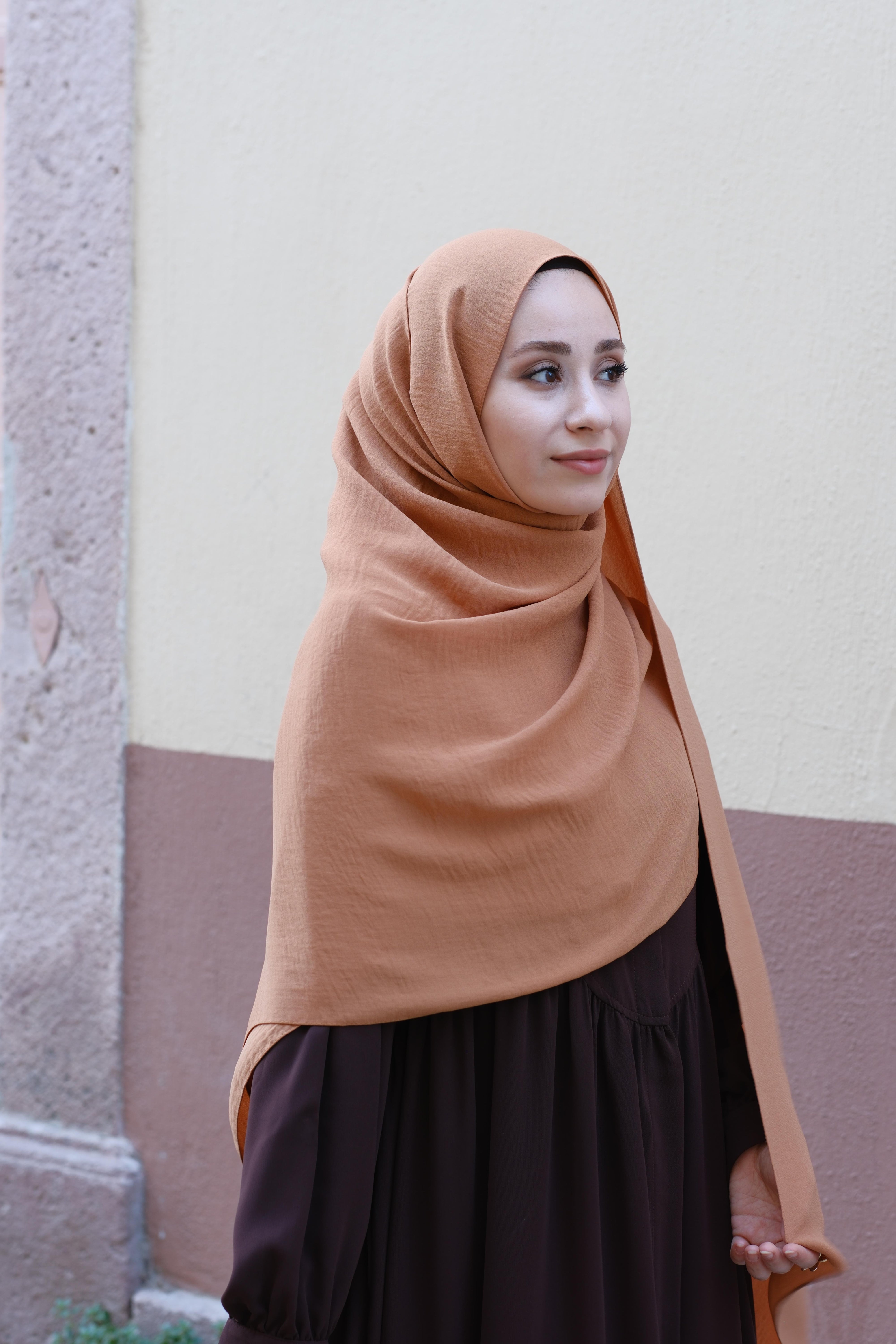 Cazz Büyük Boy Şal CAMEL