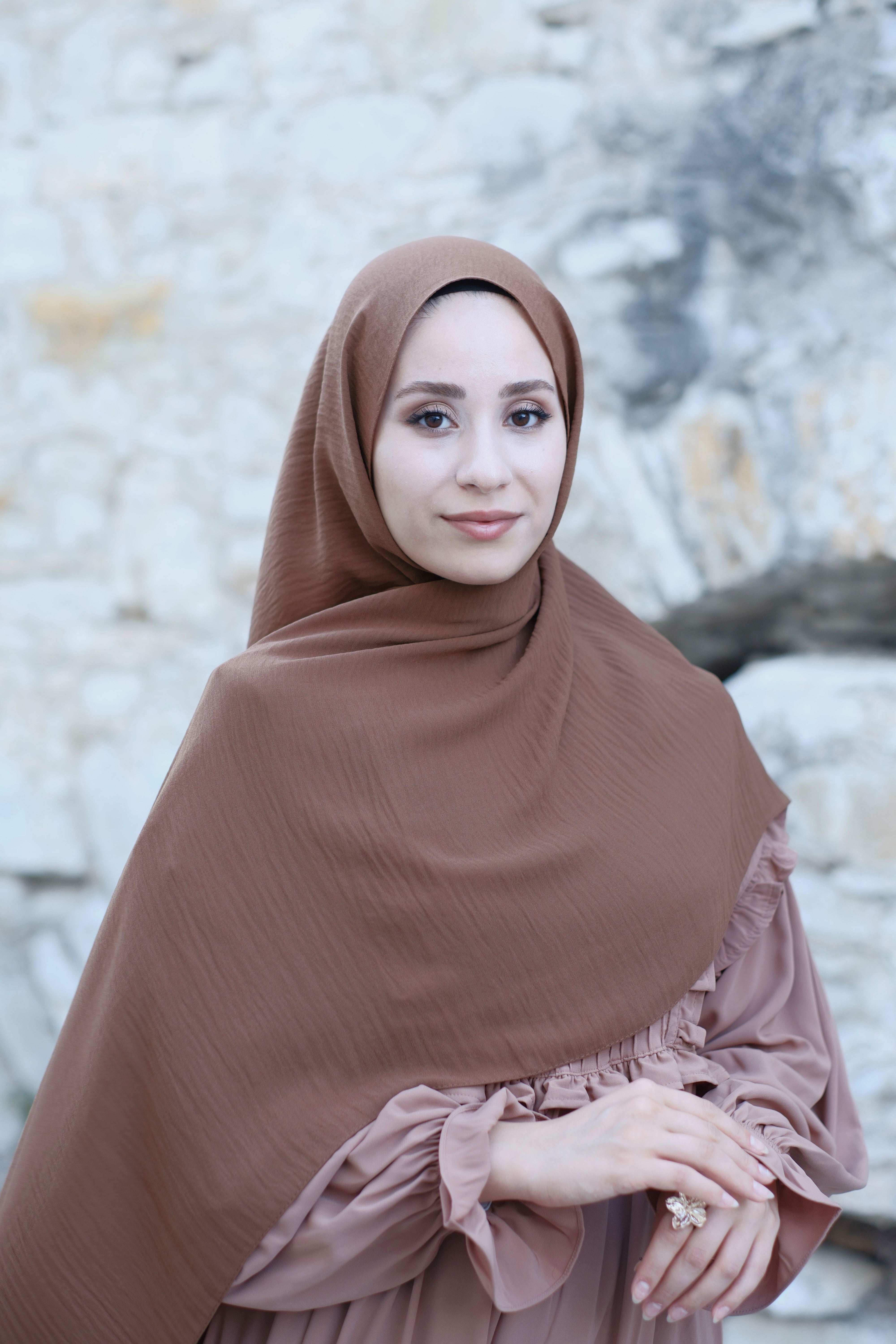 Cazz Büyük Boy Şal KAHVERENGİ