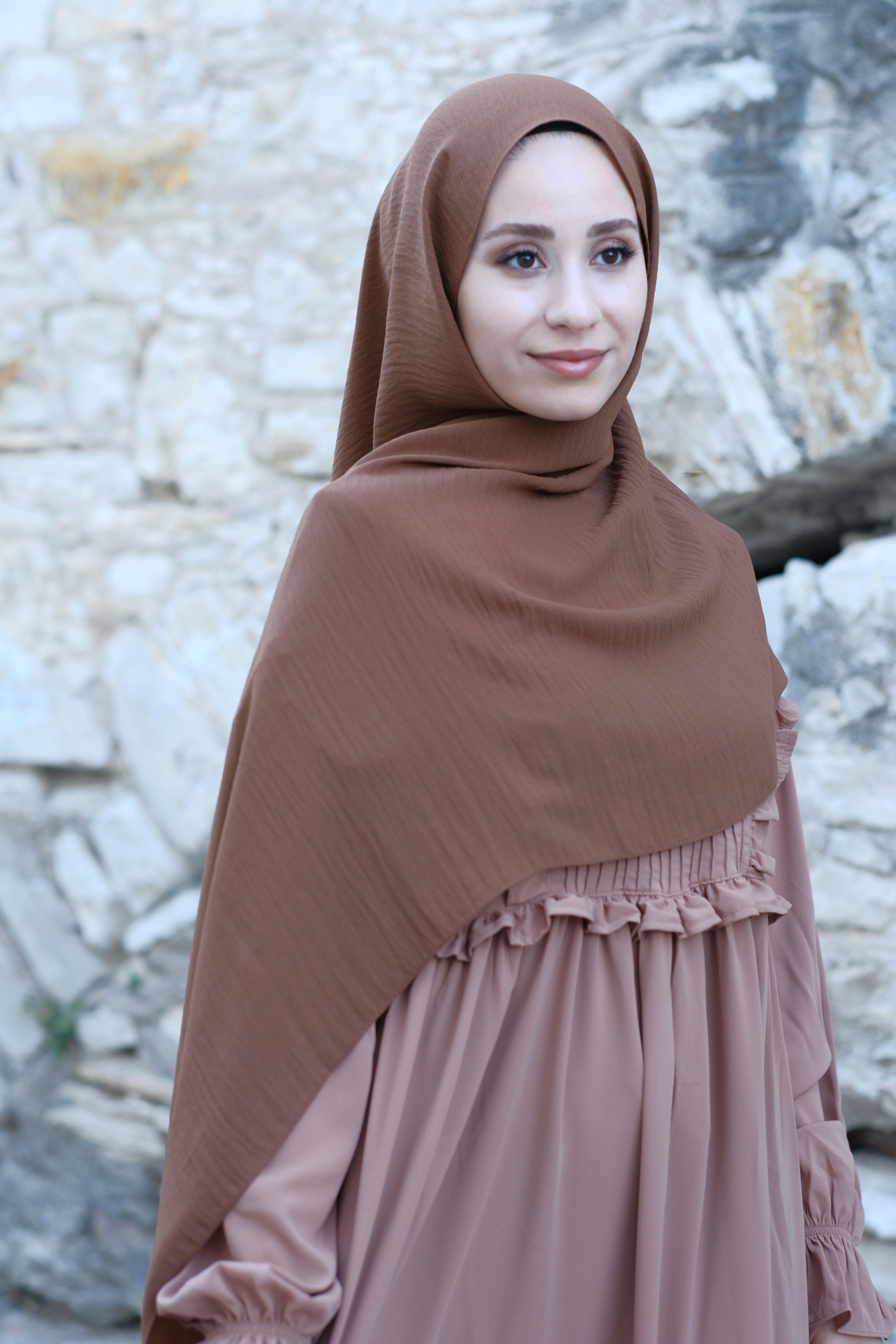 Cazz Büyük Boy Şal Kahverengi