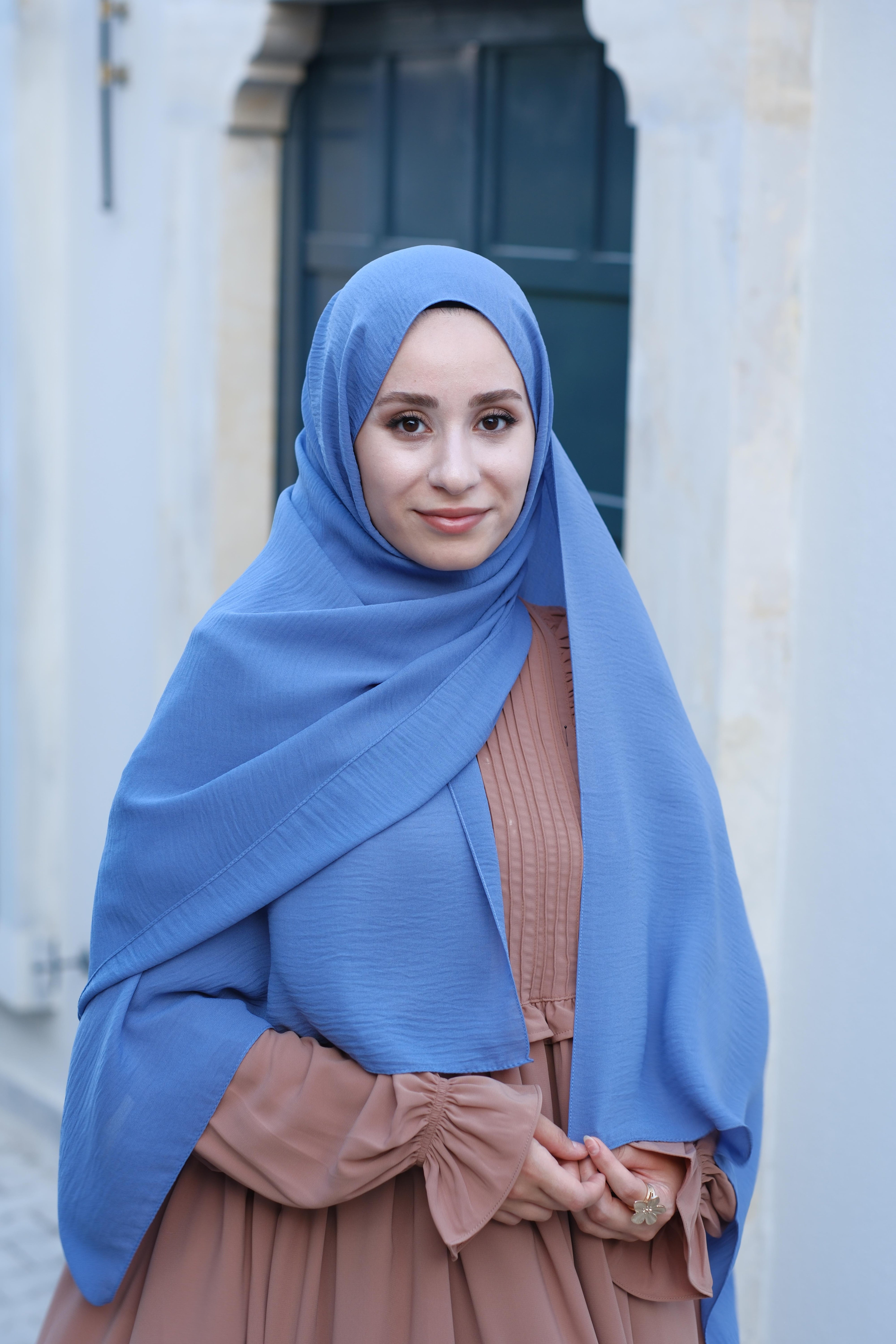 Cazz Büyük Boy Şal KOT MAVİ