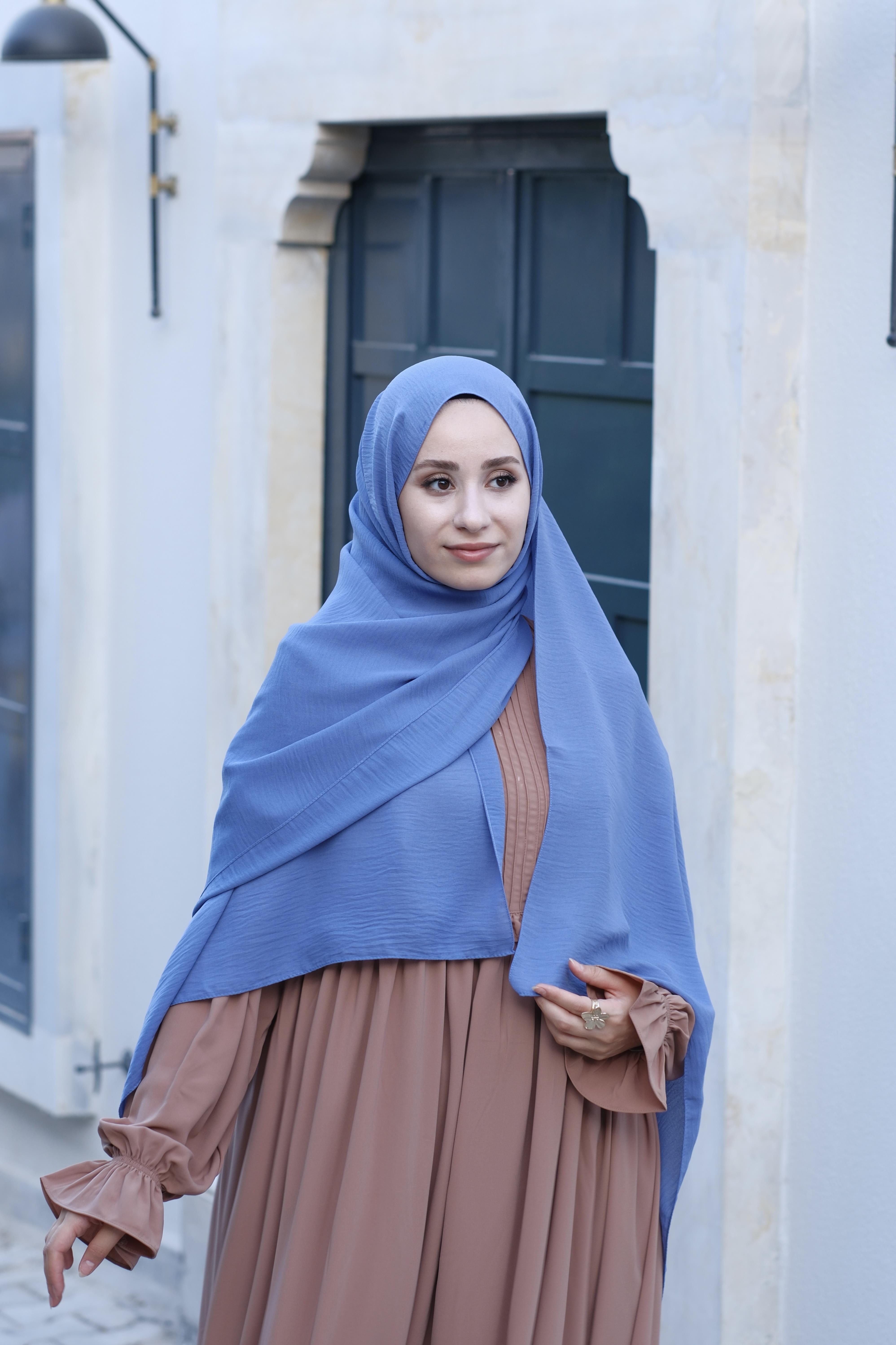 Cazz Büyük Boy Şal KOT MAVİ