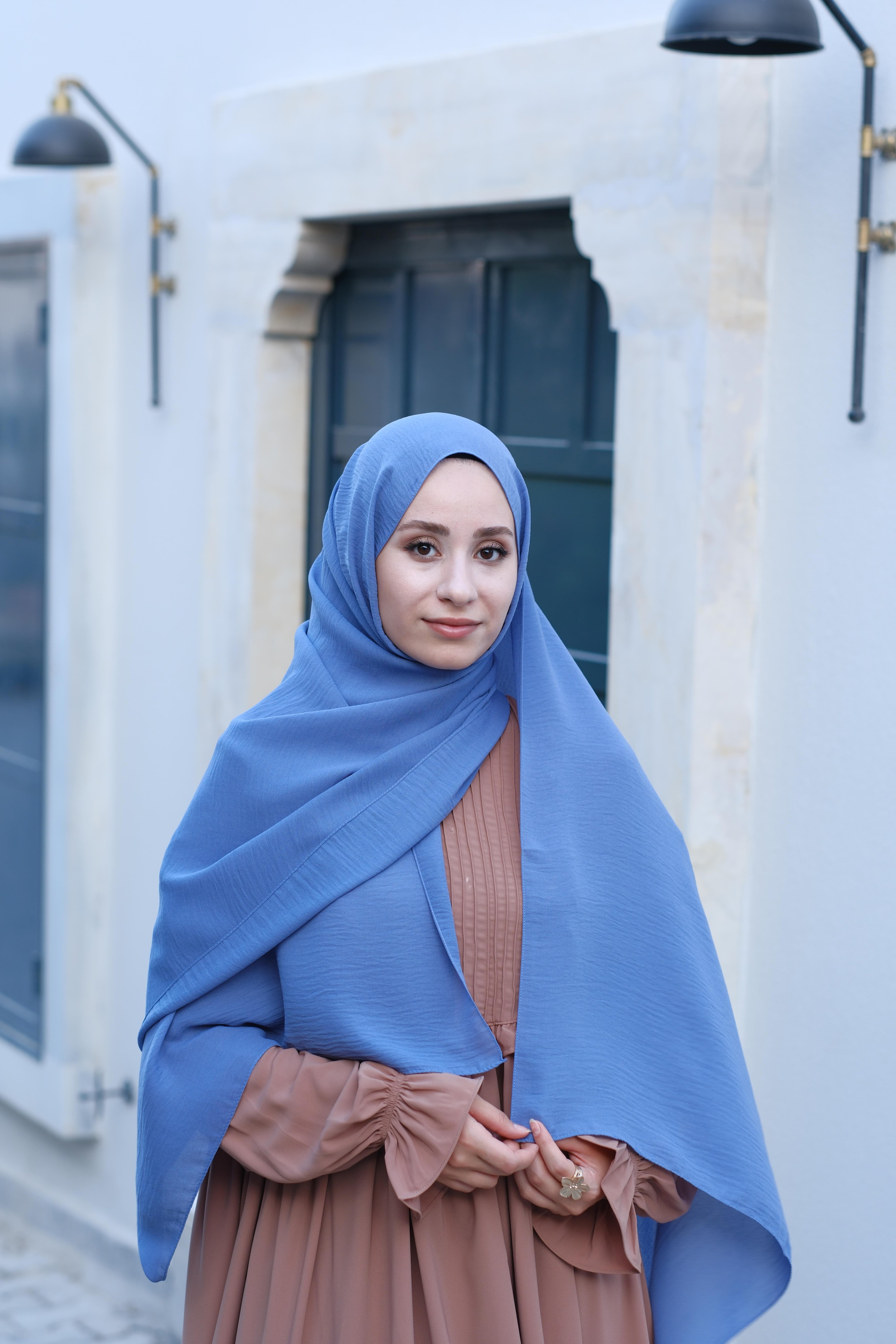 Cazz Büyük Boy Şal KOT MAVİ