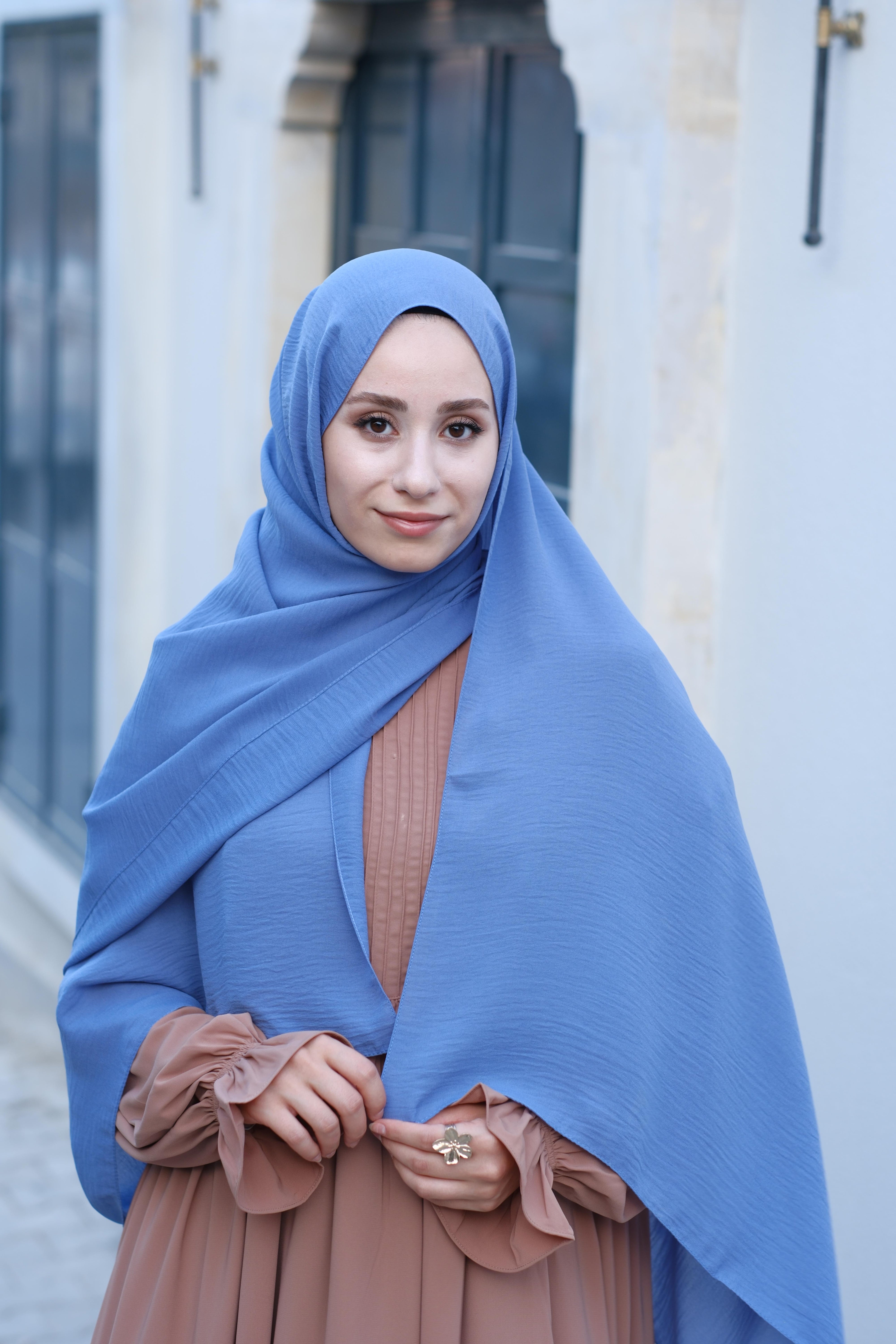 Cazz Büyük Boy Şal KOT MAVİ