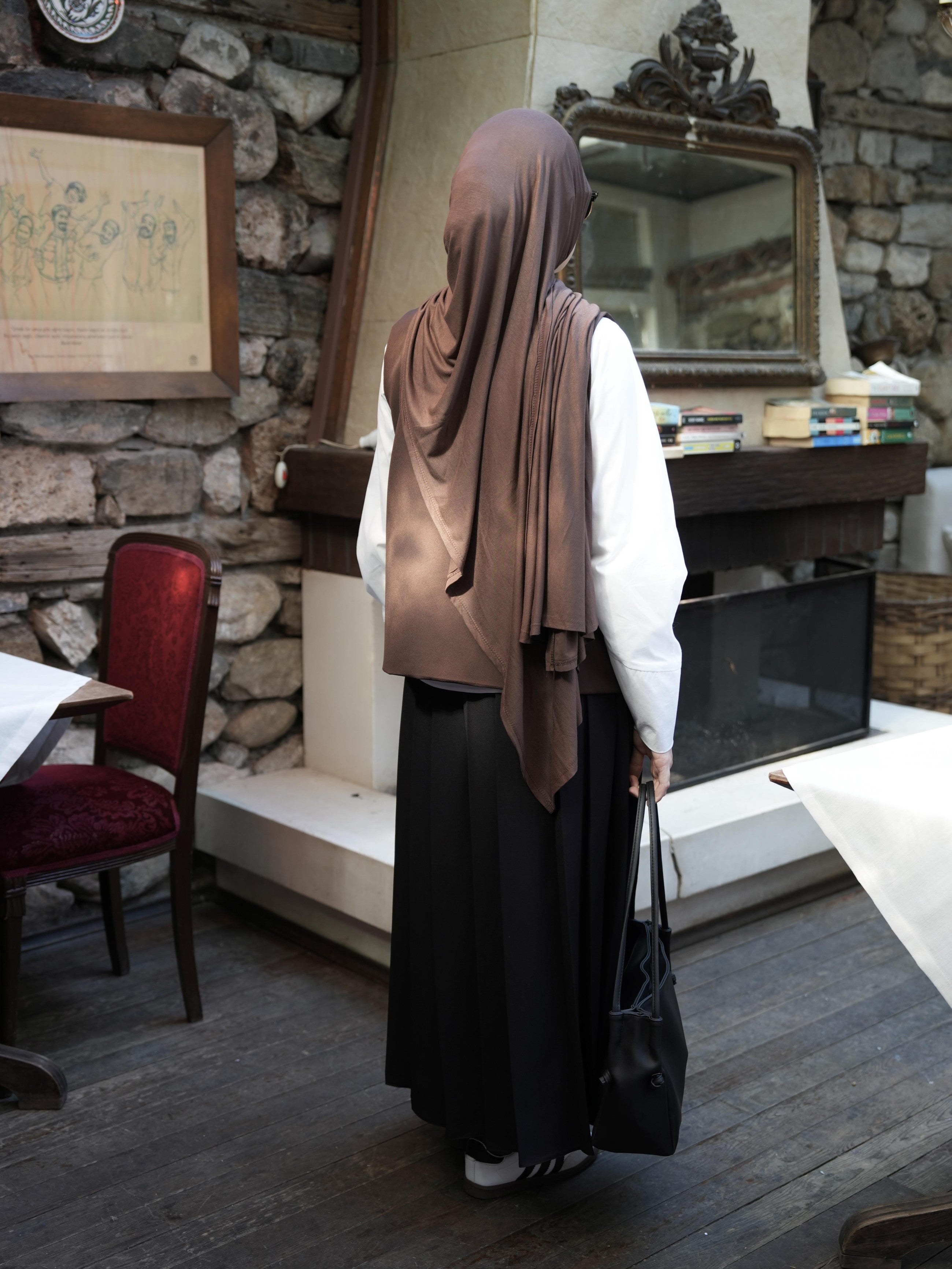 Çift Kat Yelek KAHVERENGİ