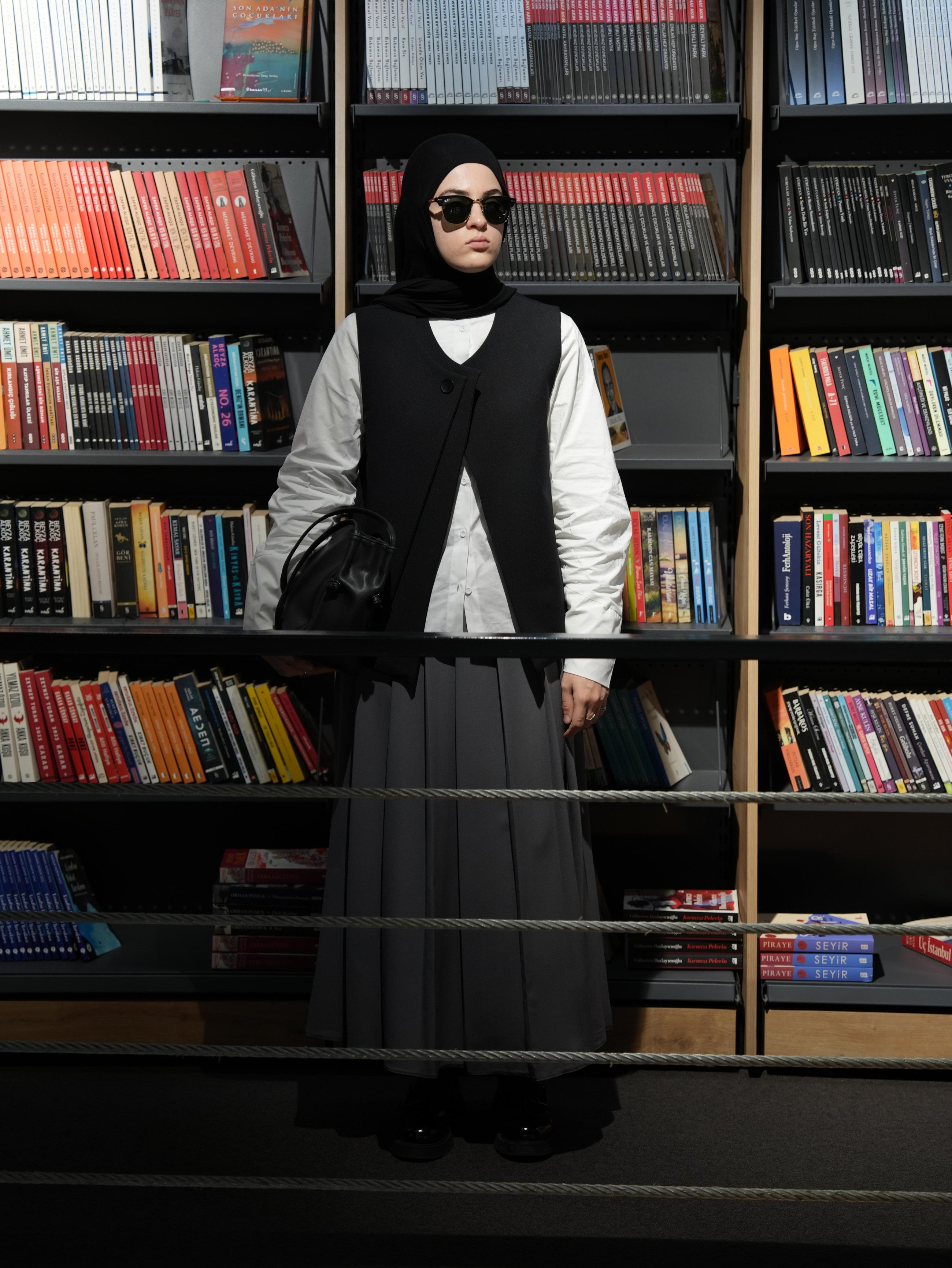 Çift Kat Yelek Siyah