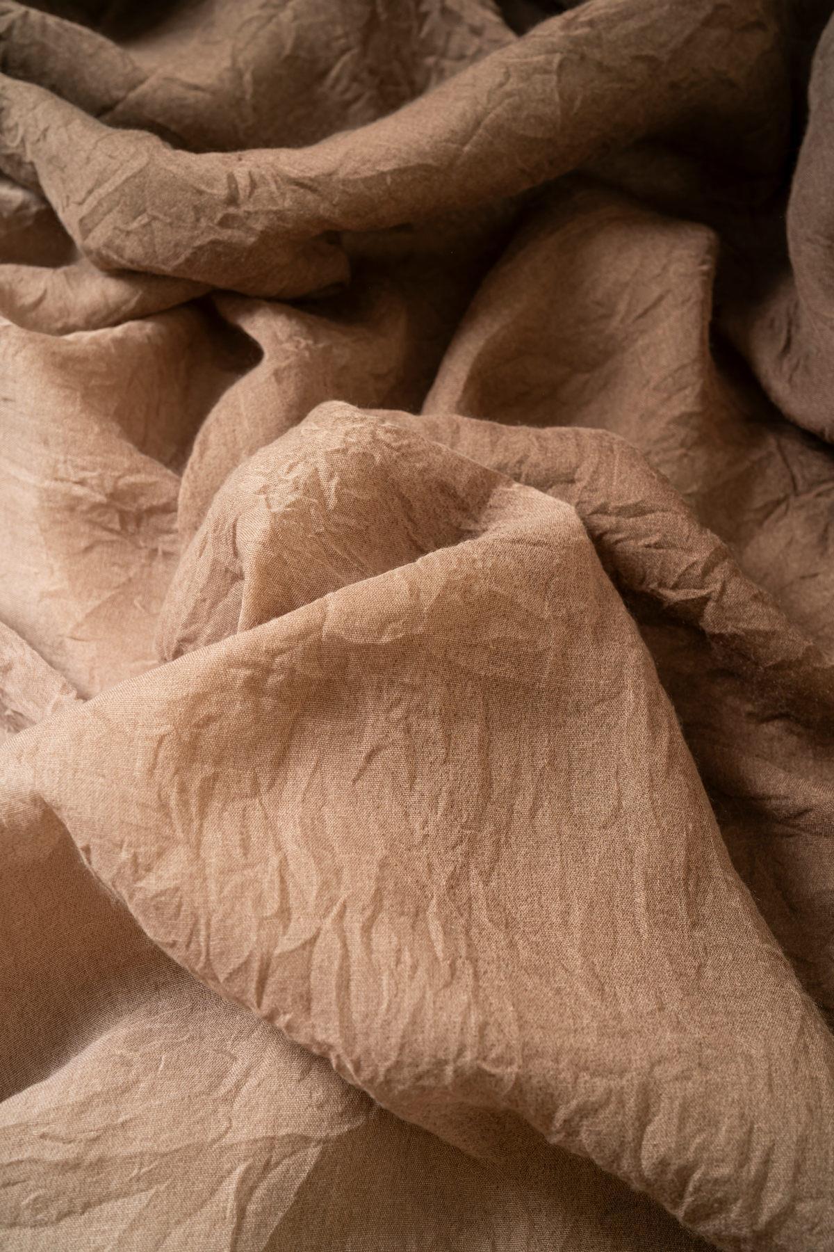 Degrade Konfor Şal Kahverengi