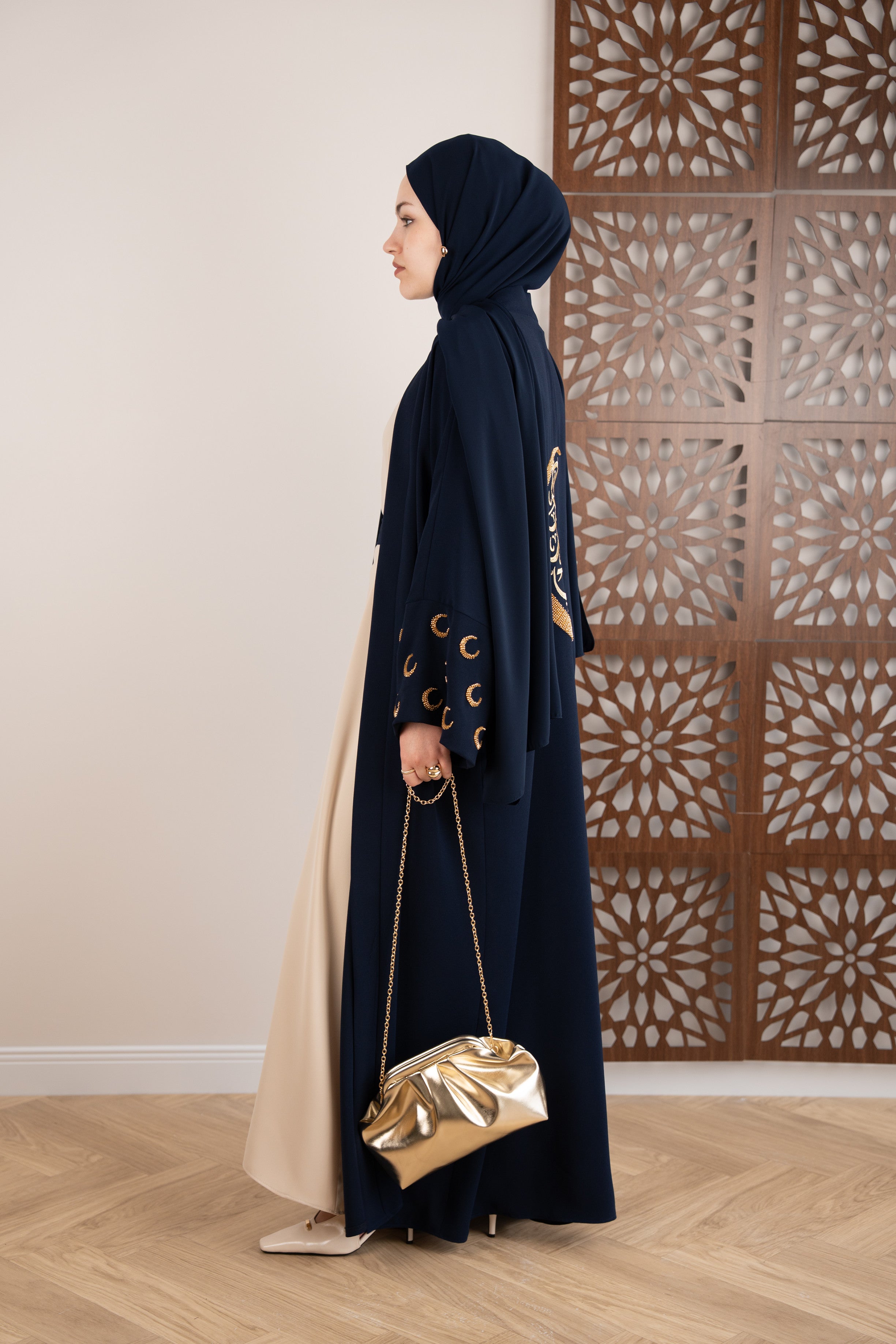 Ramadan Kareem Abaya LACİVERT