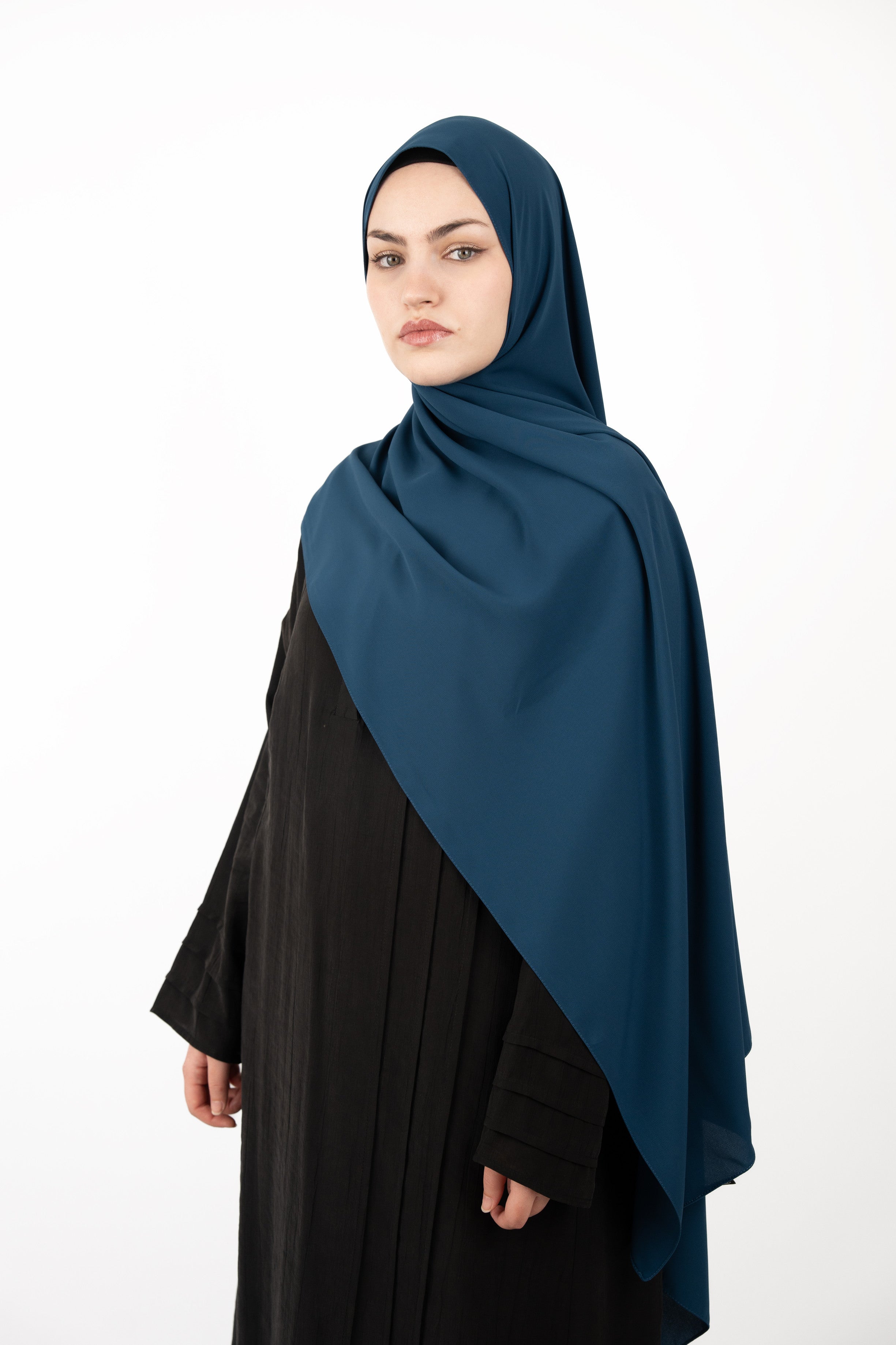 Medine İpeği Şal İNDİGO