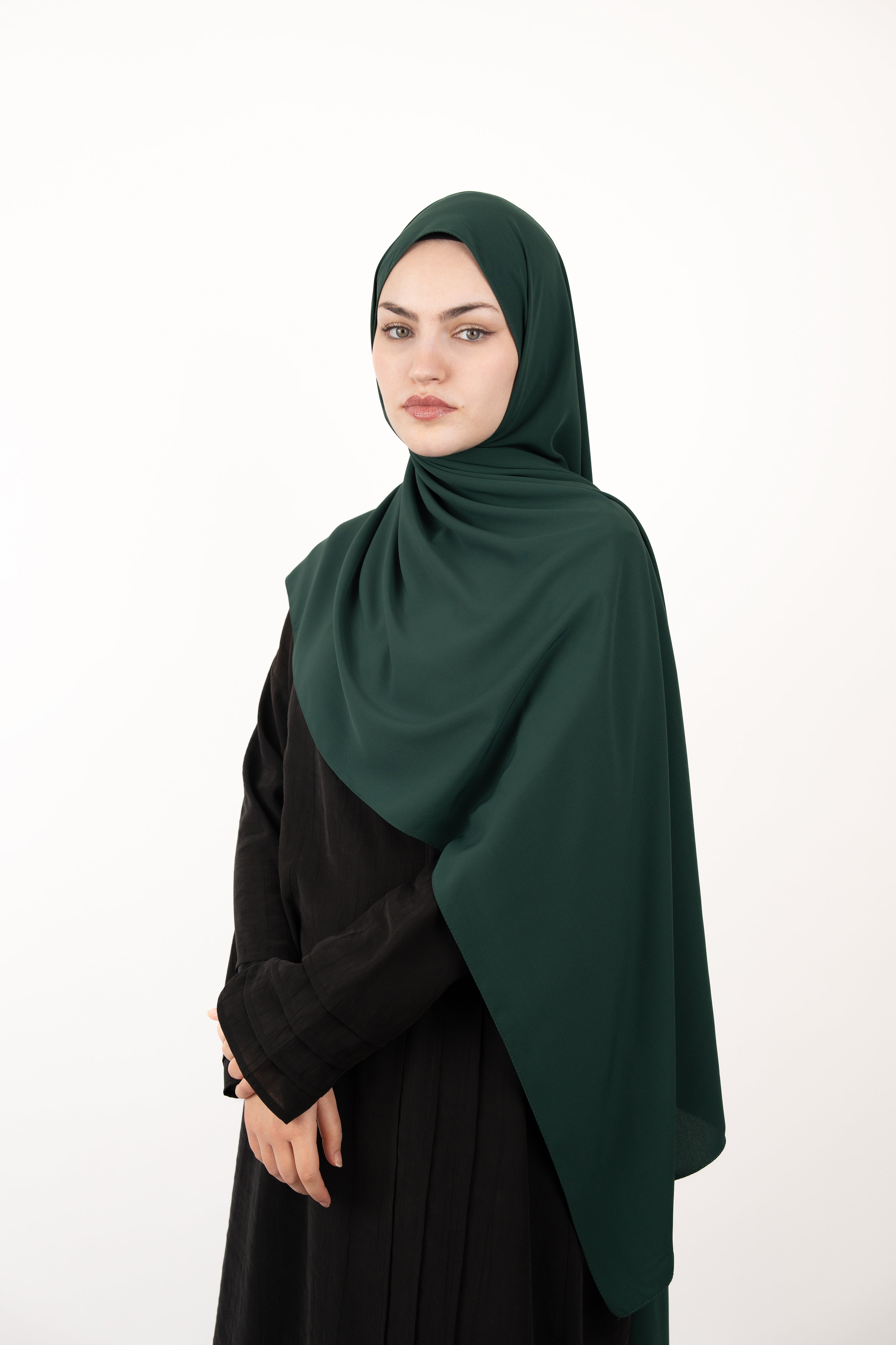 Medine İpeği Şal ZÜMRÜT