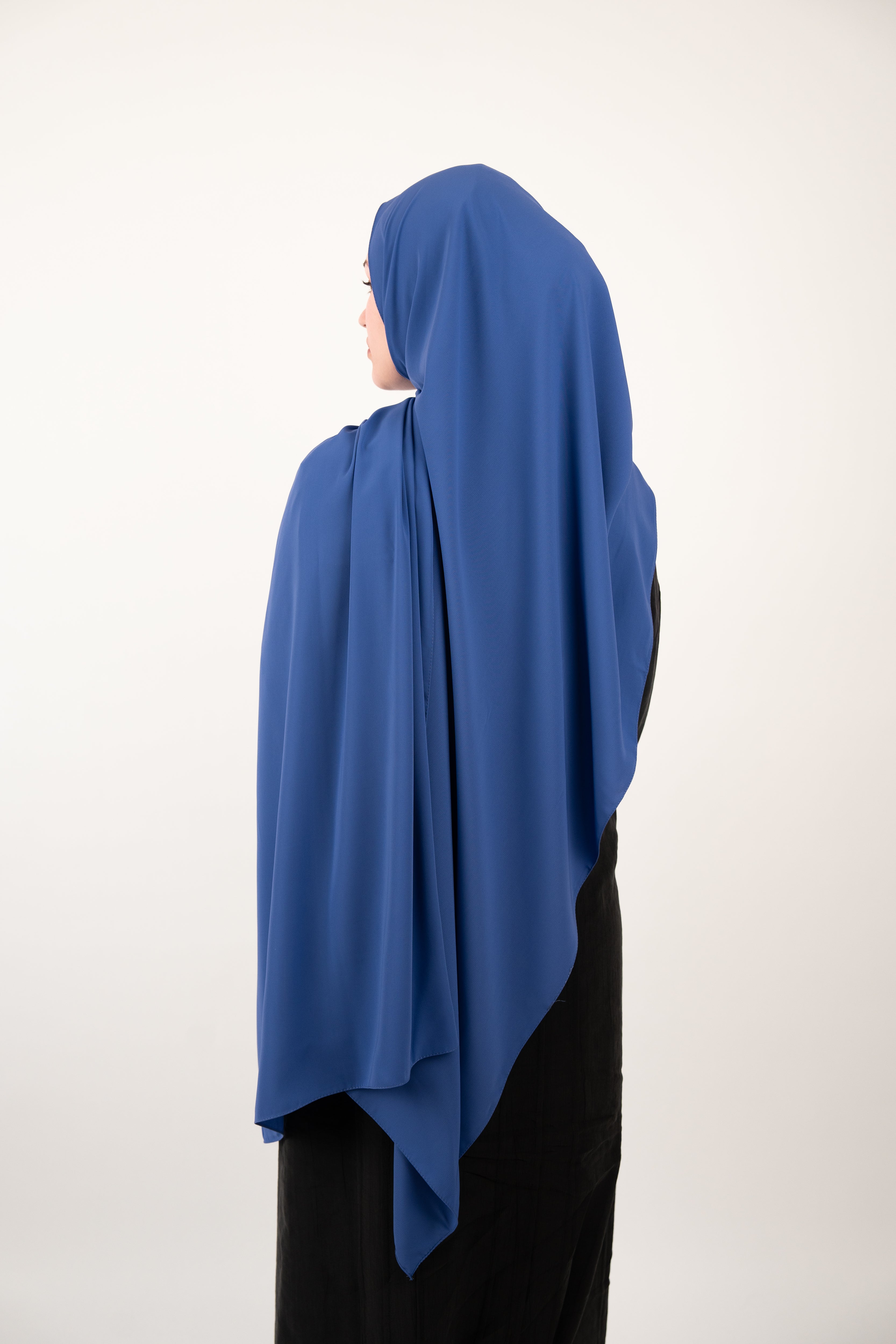 Medine İpeği Şal KOT MAVİ