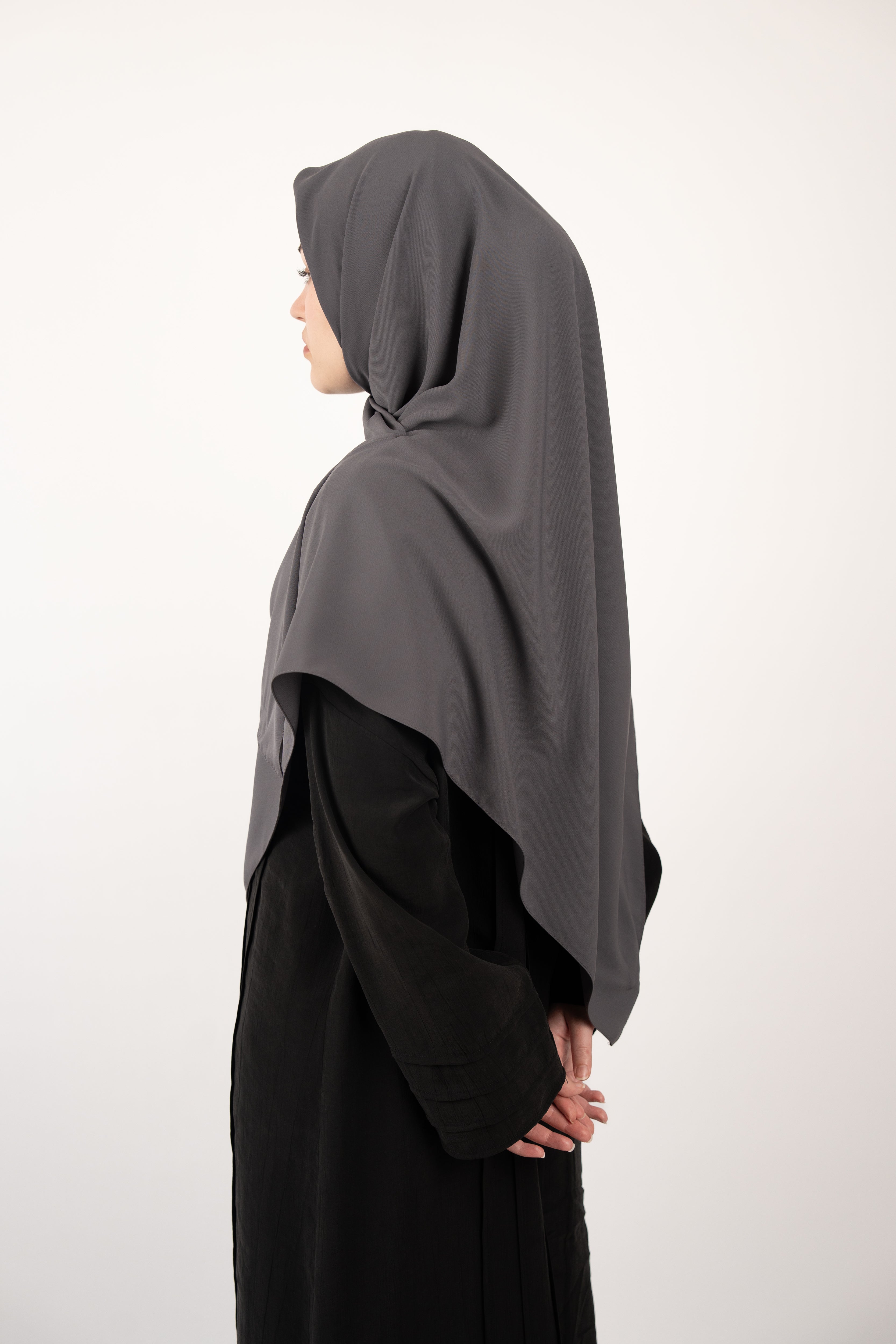 Medine İpeği Eşarp GRİ