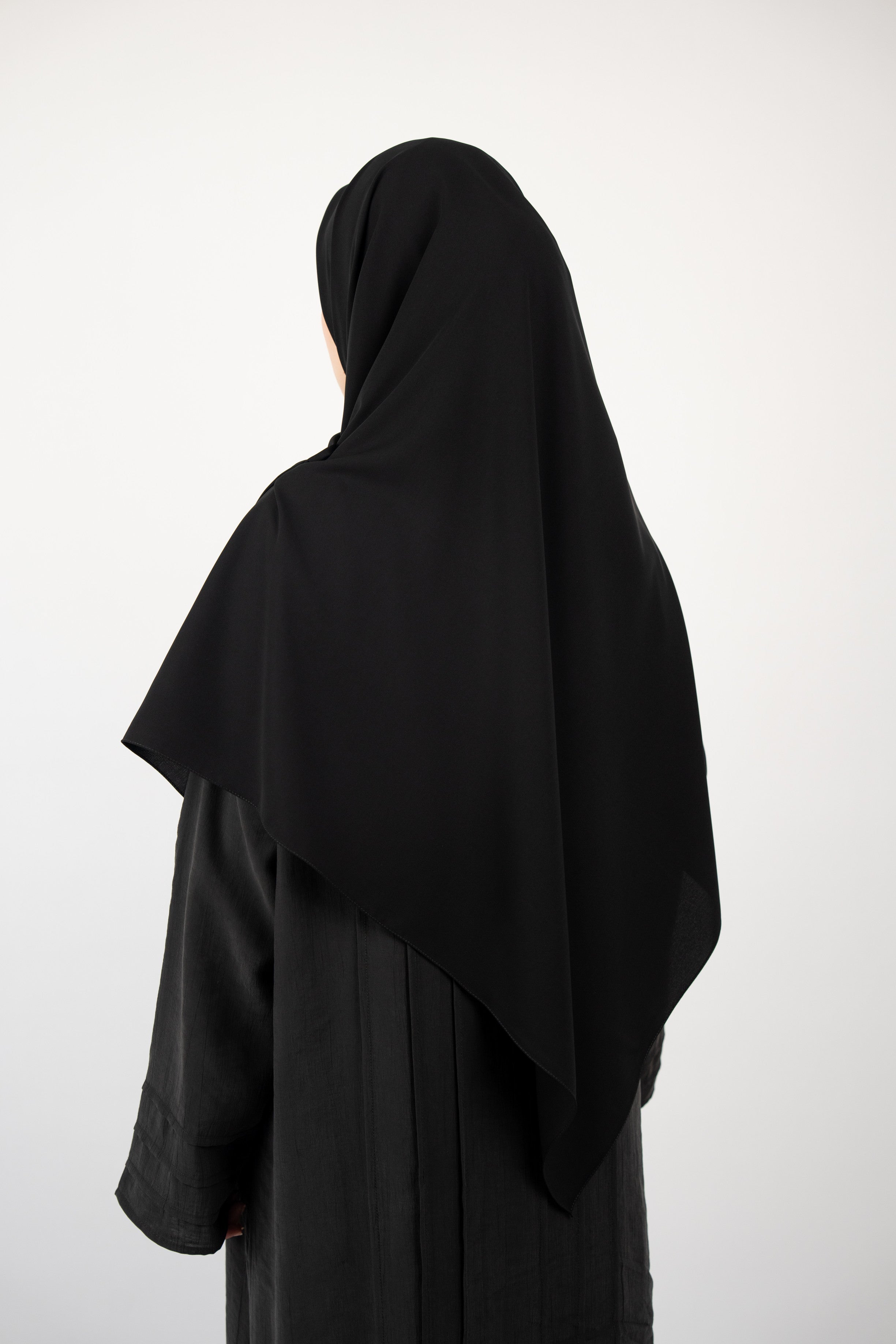 Medine İpeği Eşarp SİYAH