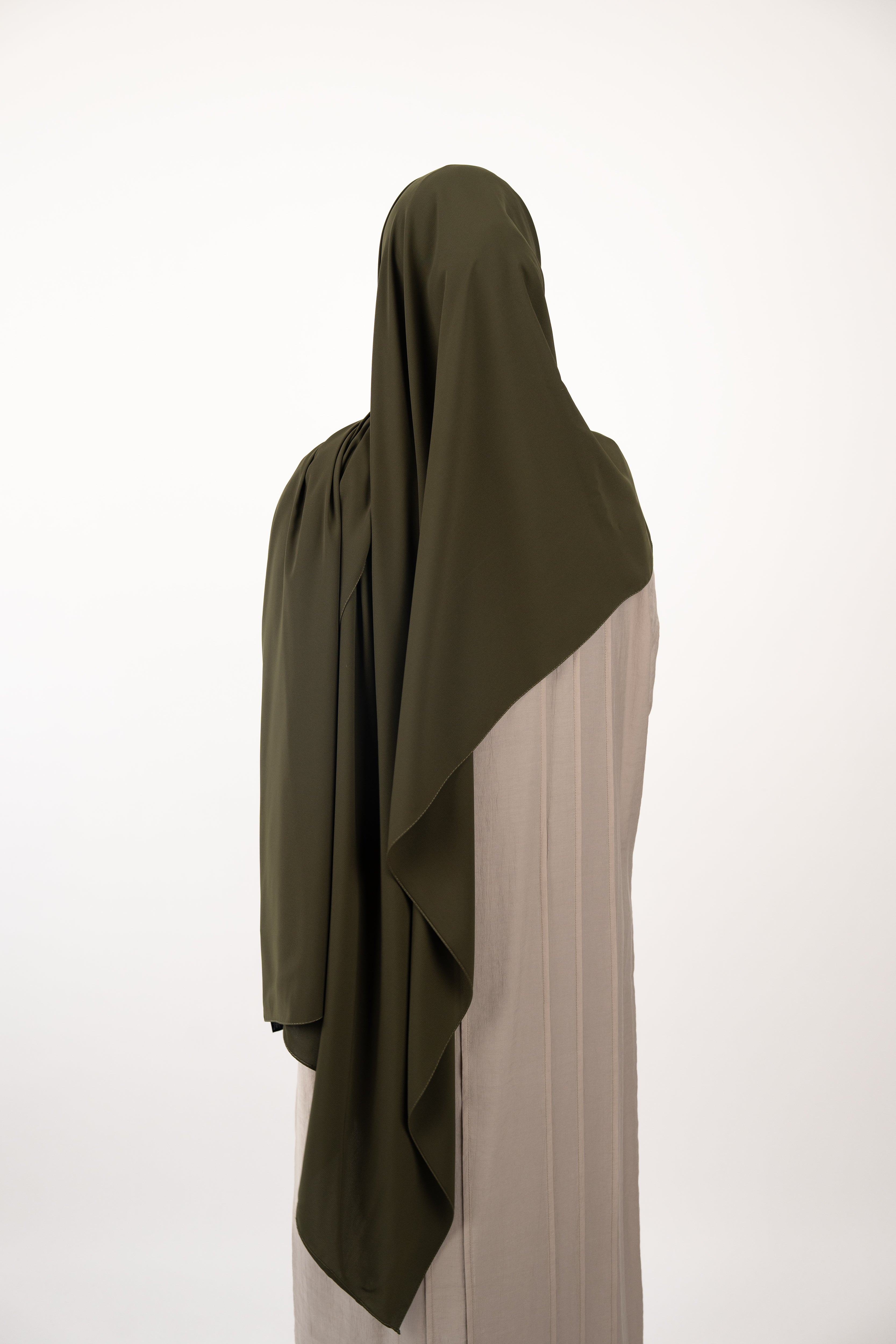 Medine İpeği Şal HAKİ YEŞİL